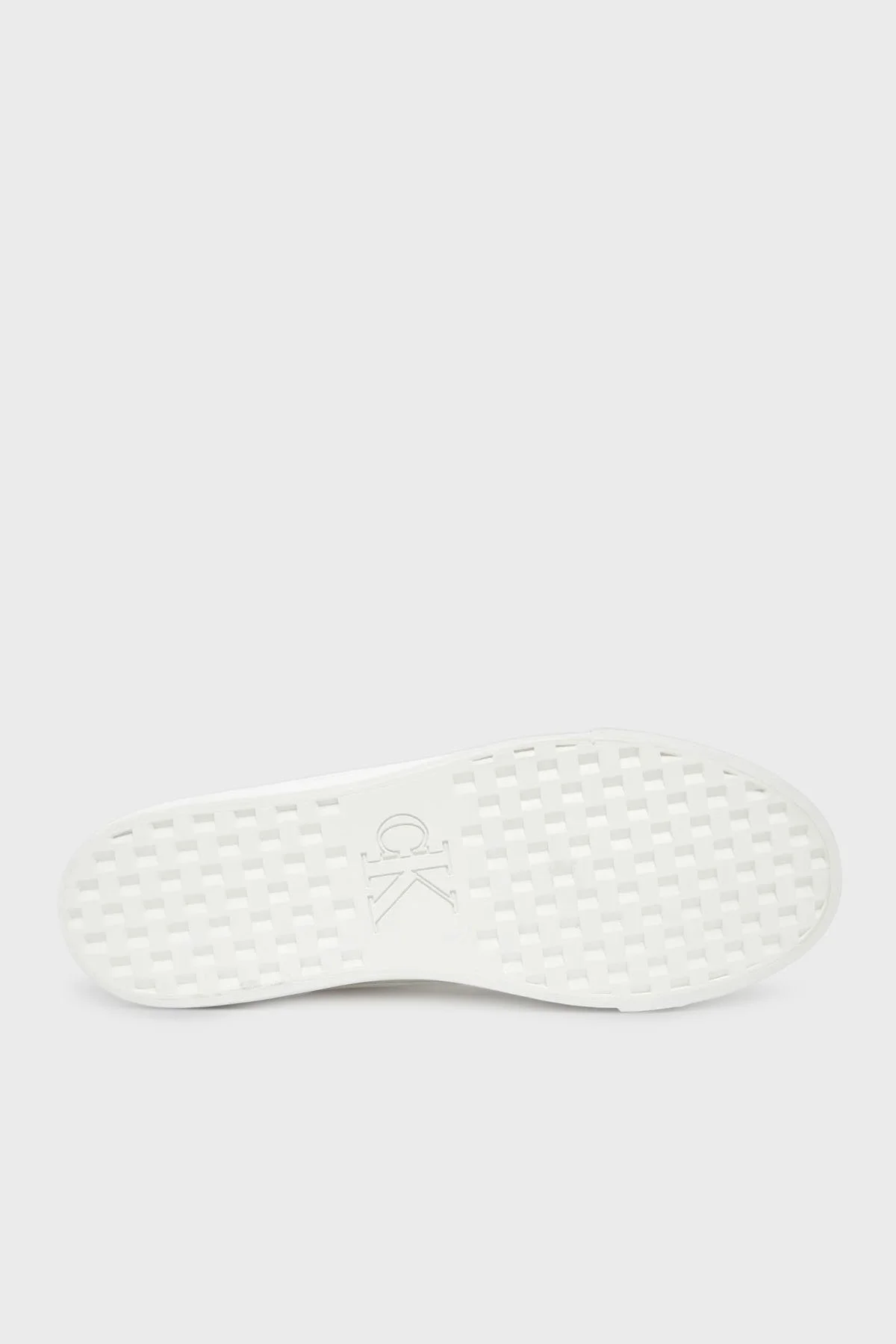 Calvin Klein Logolu Kalın Taban Sneaker YW0YW0189601W Bayan Ayakkabı YW0YW01896 01W BEYAZ-SİYAH - 5