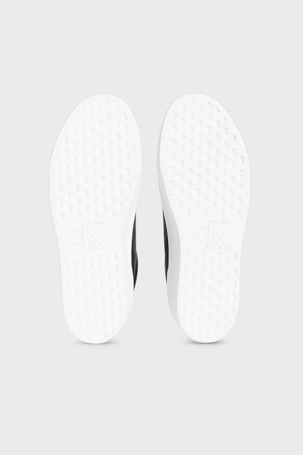 Calvin Klein Logolu Kalın Taban Sneaker YW0YW018960GM Bayan Ayakkabı YW0YW01896 0GM SİYAH-BEYAZ - 5