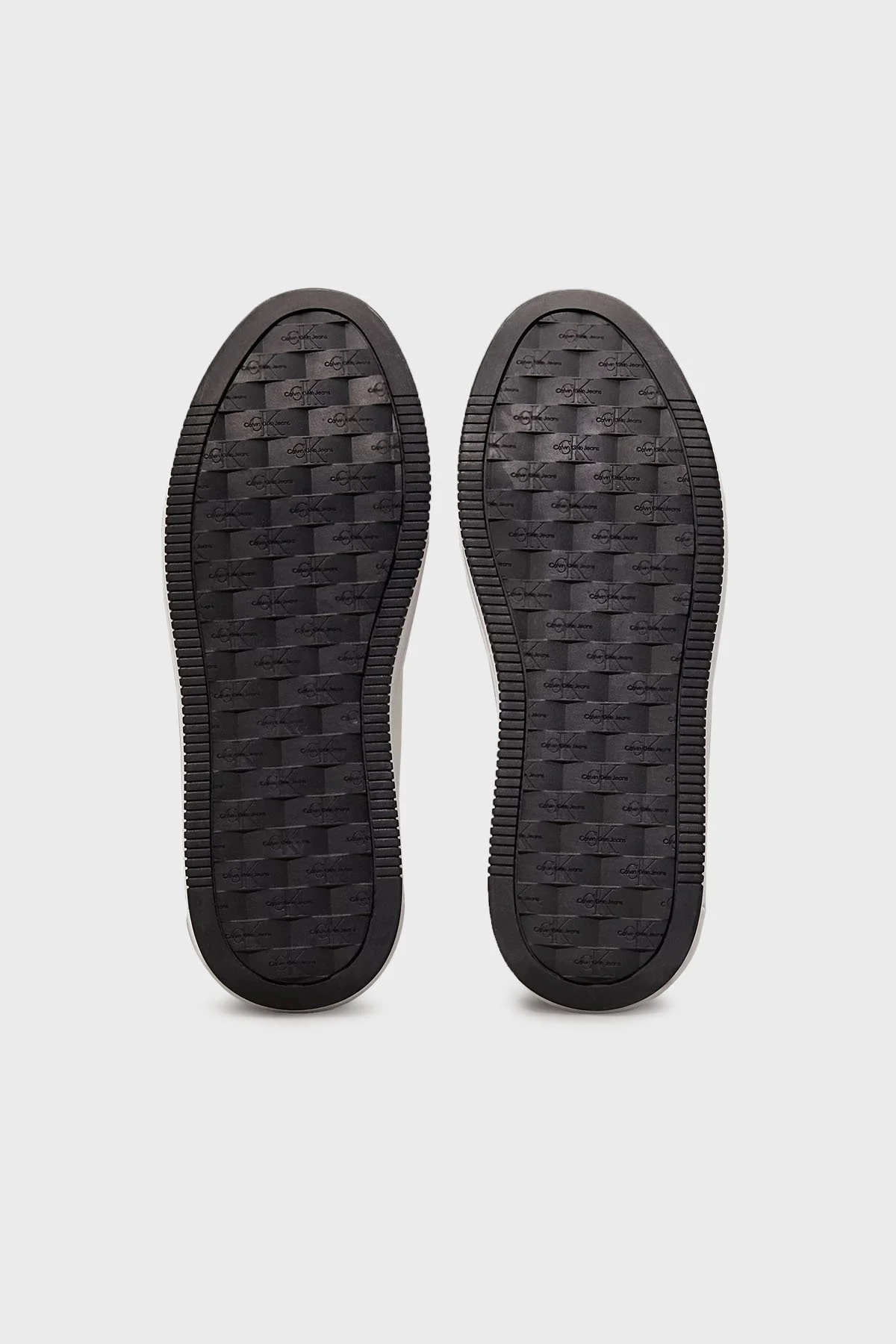 Calvin Klein Logolu Kalın Tabanlı Sneaker YW0YW0164101W Bayan Ayakkabı YW0YW01641 01W BEYAZ-SİYAH - 14