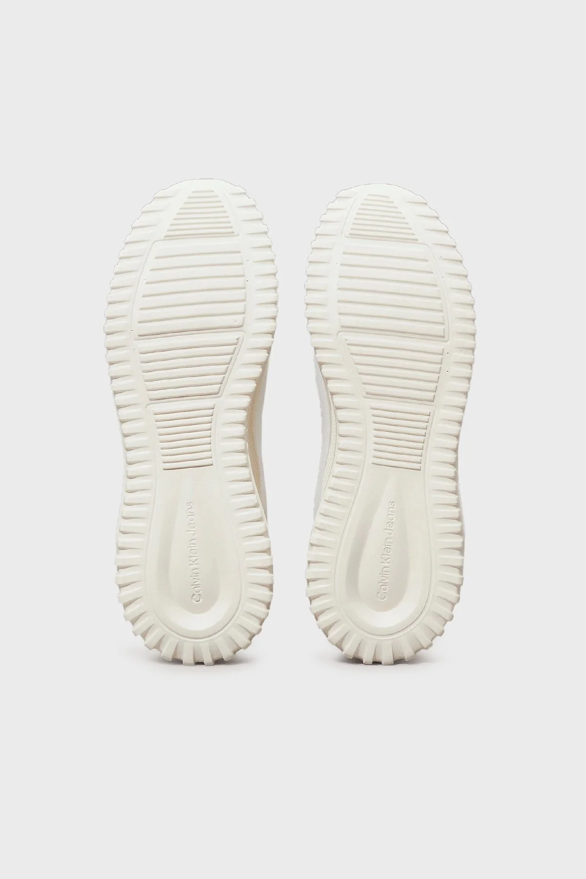 Calvin Klein Logolu Kalın Tabanlı Sneaker YW0YW016650LE Bayan Ayakkabı YW0YW01665 0LE BEYAZ-PUDRA - 14