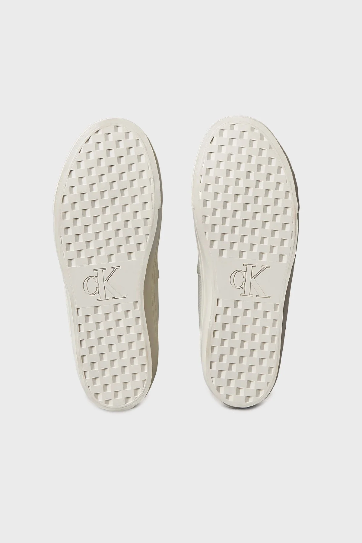 Calvin Klein Logolu Kapitoneli Bağcıklı YW0YW01977YAJ Bayan Bot YW0YW01977 YAJ BEYAZ - 6