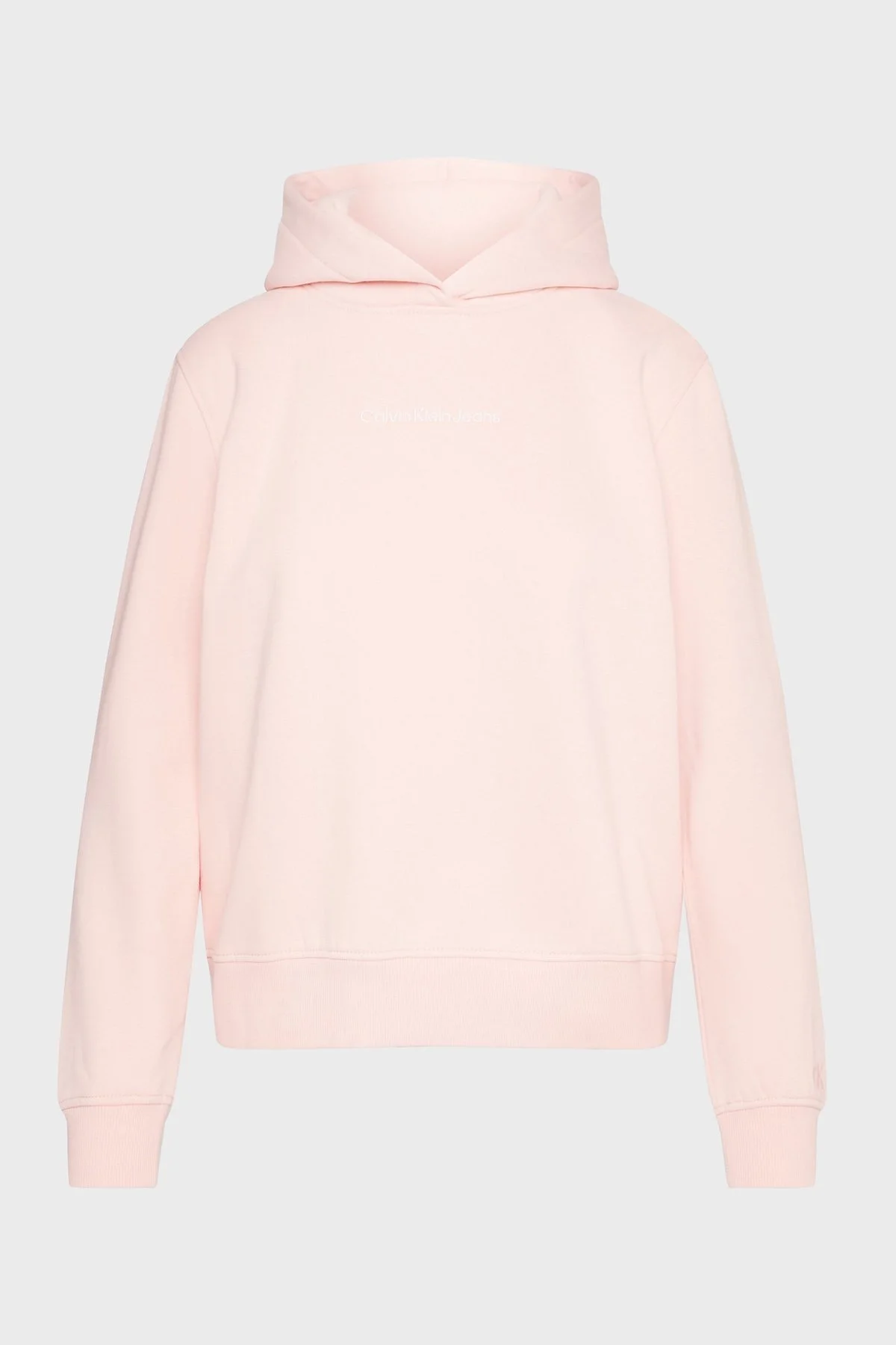 Calvin Klein Logolu Kapüşonlu Pamuklu Regular Fit J20J221066TLV Bayan Sweat J20J221066 TLV PEMBE - 5