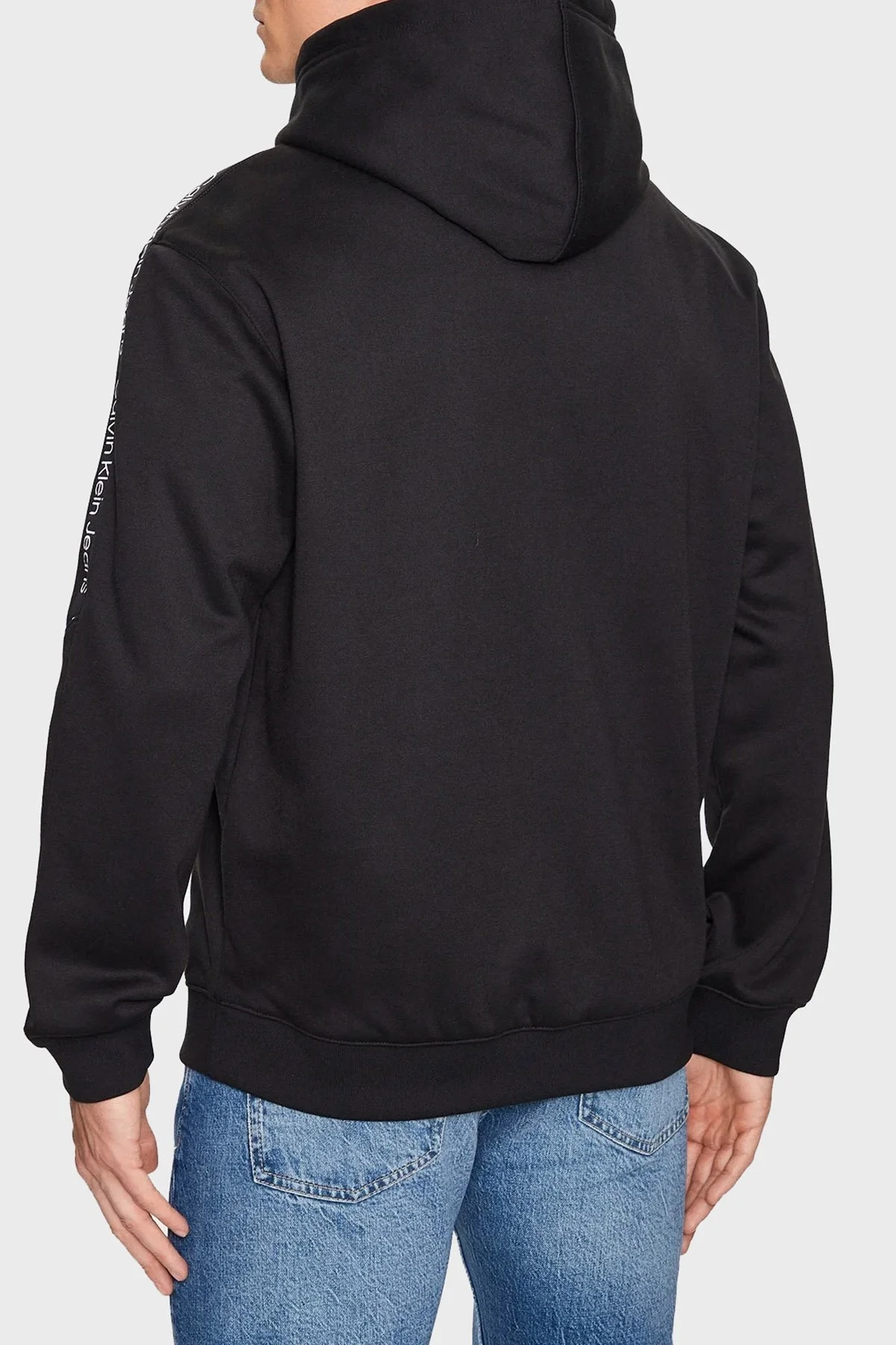 Calvin Klein Logolu Kapüşonlu Regular Fit J30J323429BEH Erkek Sweat J30J323429 BEH SİYAH - 2