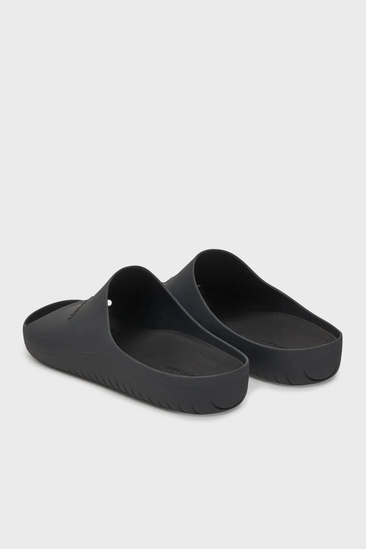 Calvin Klein Logolu Kare Burun Erkek Terlik HM0HM02014 0GJ SİYAH - 3