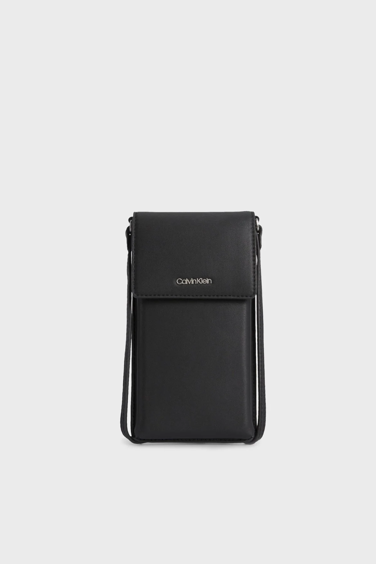 Calvin Klein Logolu Kartlık Bölmeli K60K610997BAX Bayan Telefon Çantası K60K610997 BAX SİYAH - 1