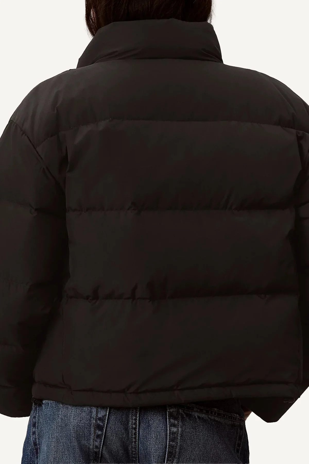 Calvin Klein Logolu Kuş Tüyü Dolgulu Dik Yaka Şişme LV047H507GUB1 Kadın Mont LV047H507G UB1 Siyah - 3