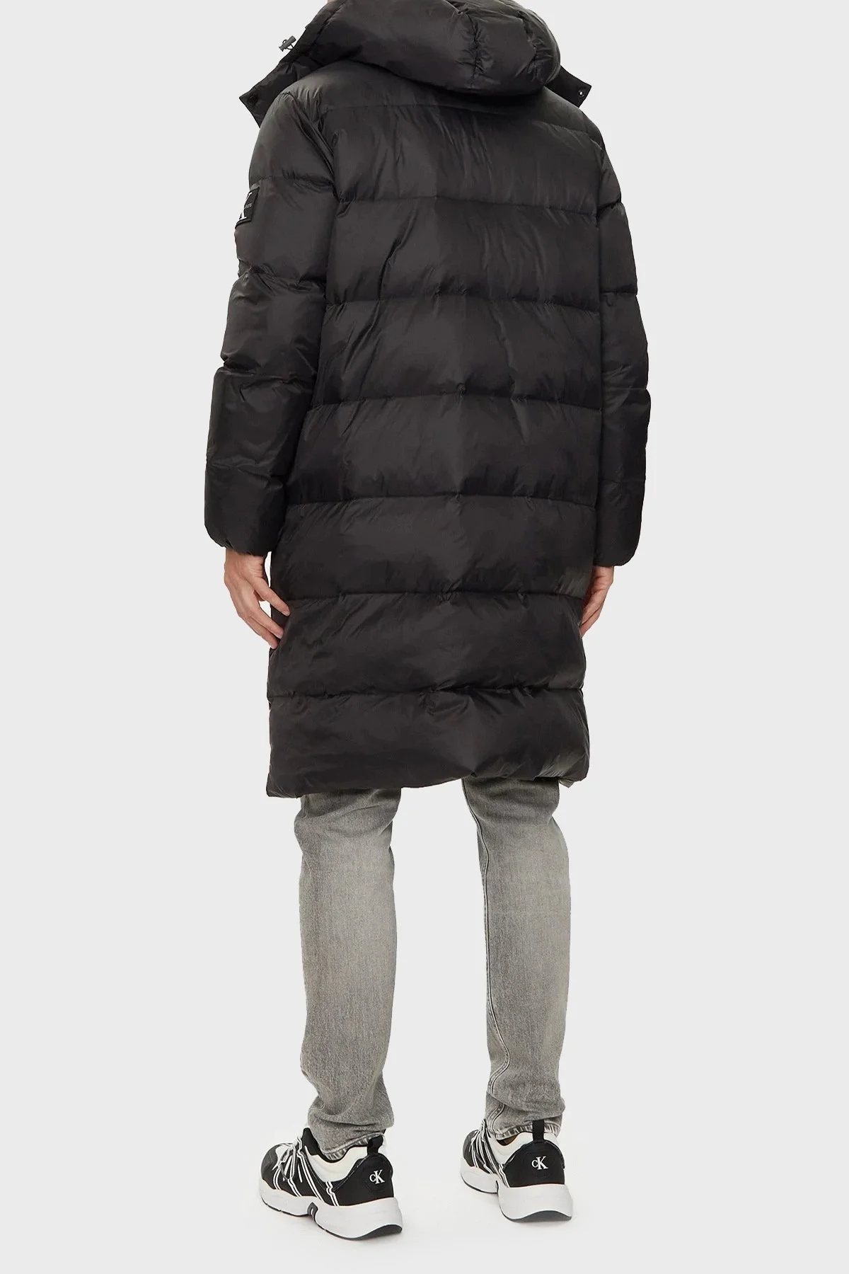 Calvin Klein Logolu Kuş Tüyü Dolgulu Şişme J30J326102BEH Erkek Mont J30J326102 BEH SİYAH - 3