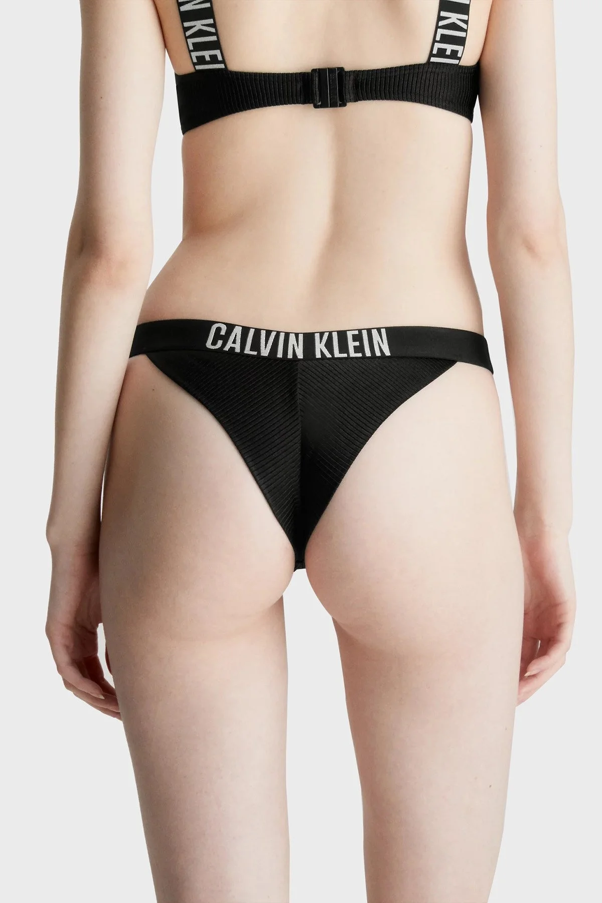 Calvin Klein Logolu KW0KW02019BEH Bayan Bikini Altı KW0KW02019 BEH SİYAH - 2