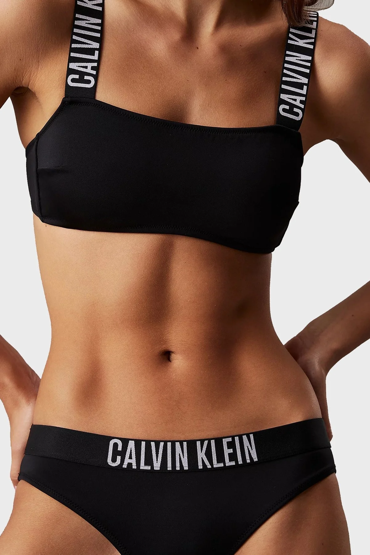 Calvin Klein Logolu KW0KW02856BEH Bayan Bikini Altı KW0KW02856 BEH SİYAH - 7