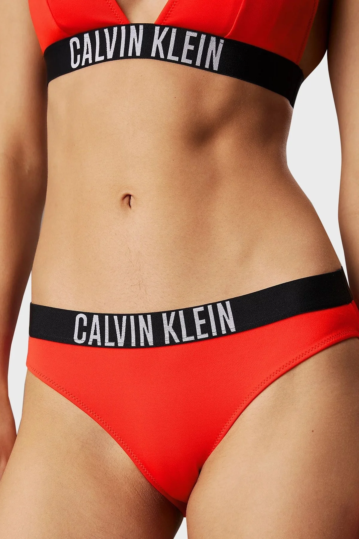 Calvin Klein Logolu KW0KW02856XM8 Bayan Bikini Altı KW0KW02856 XM8 KIRMIZI - 7
