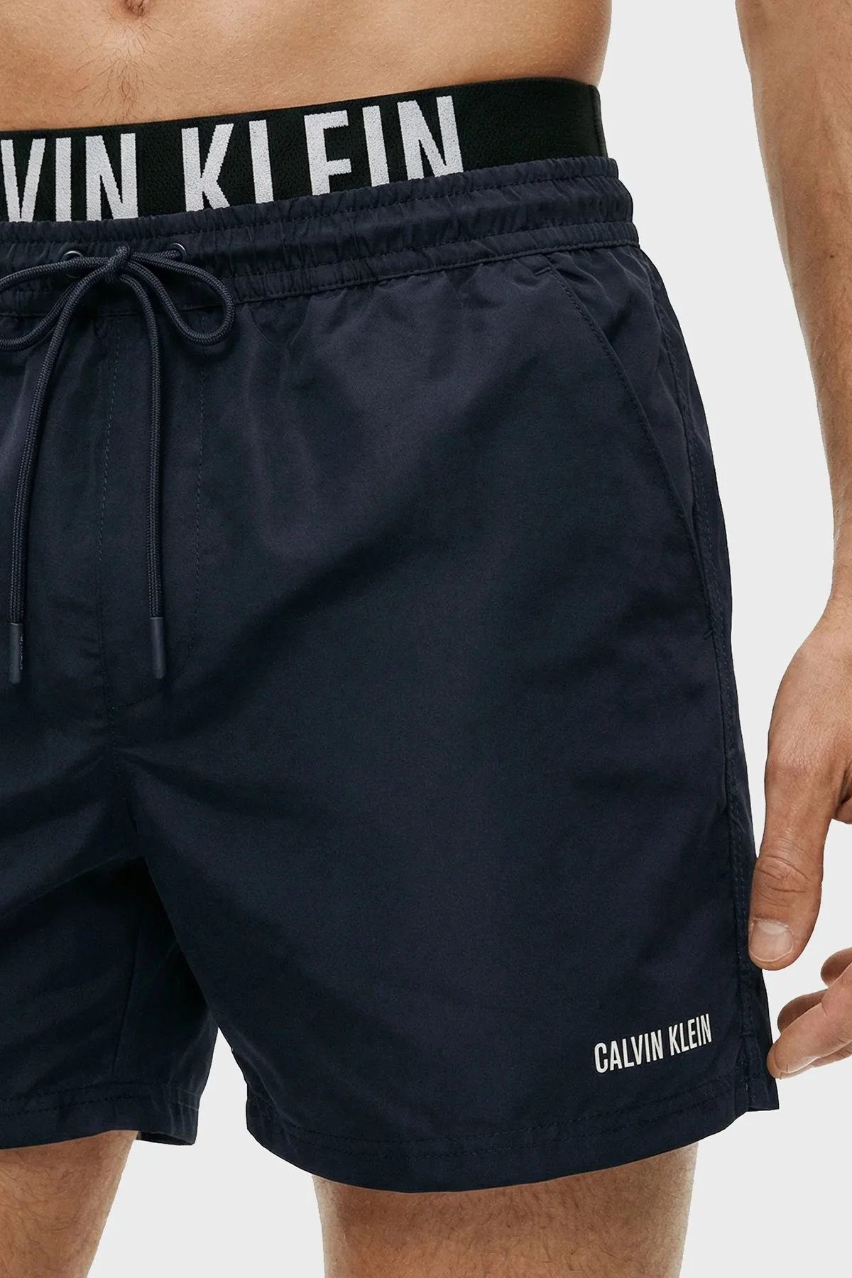 Calvin Klein Logolu LV00N610150PP Erkek Mayo Short LV00N61015 0PP LACİVERT - 3