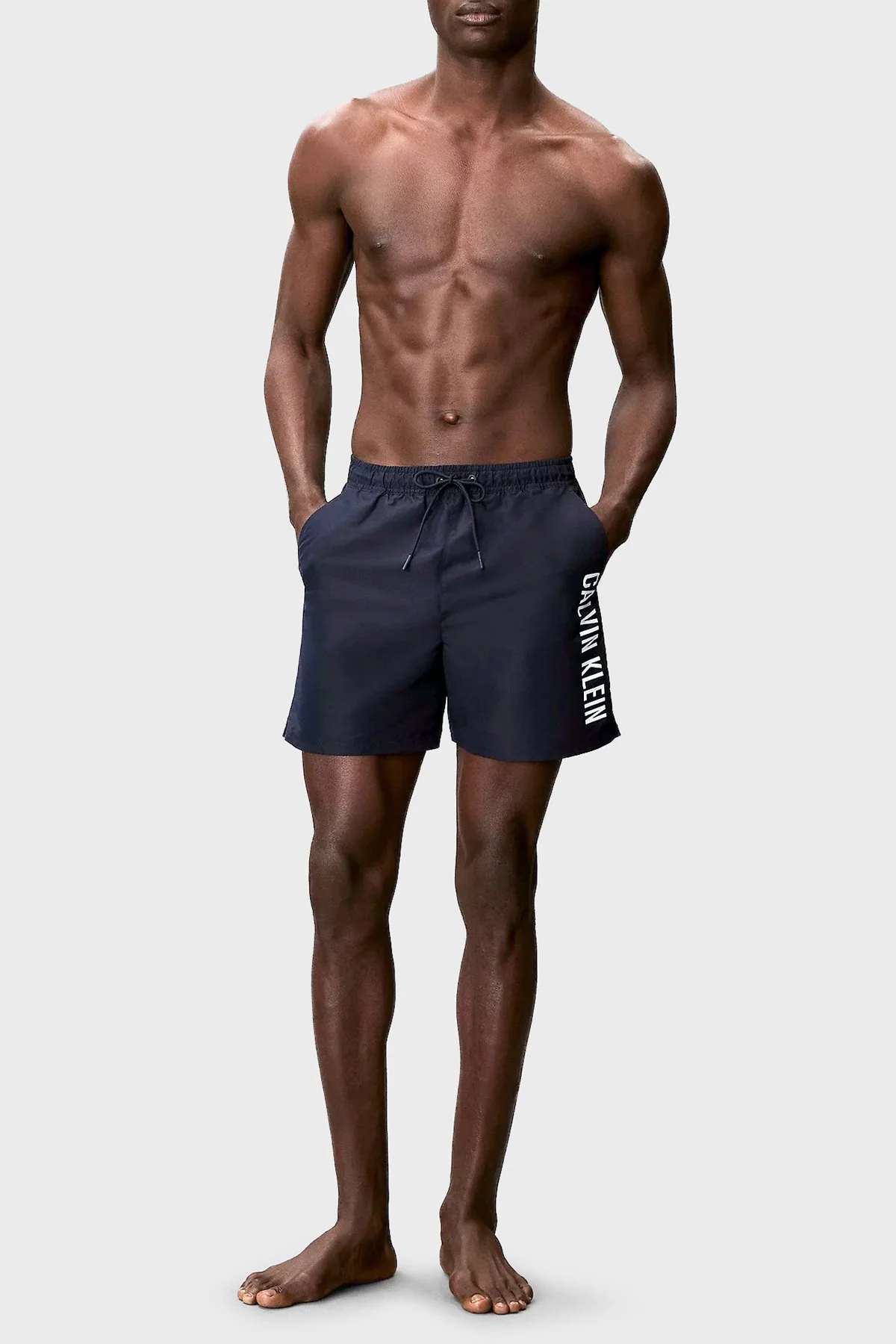 Calvin Klein Logolu LV00N610470PP Erkek Mayo Short LV00N61047 0PP LACİVERT - 2