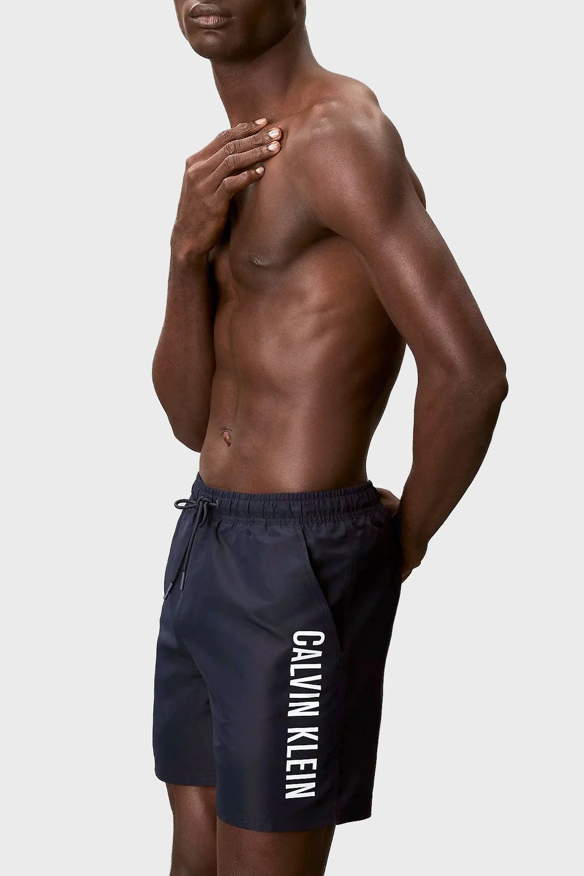 Calvin Klein Logolu LV00N610470PP Erkek Mayo Short LV00N61047 0PP LACİVERT - 4