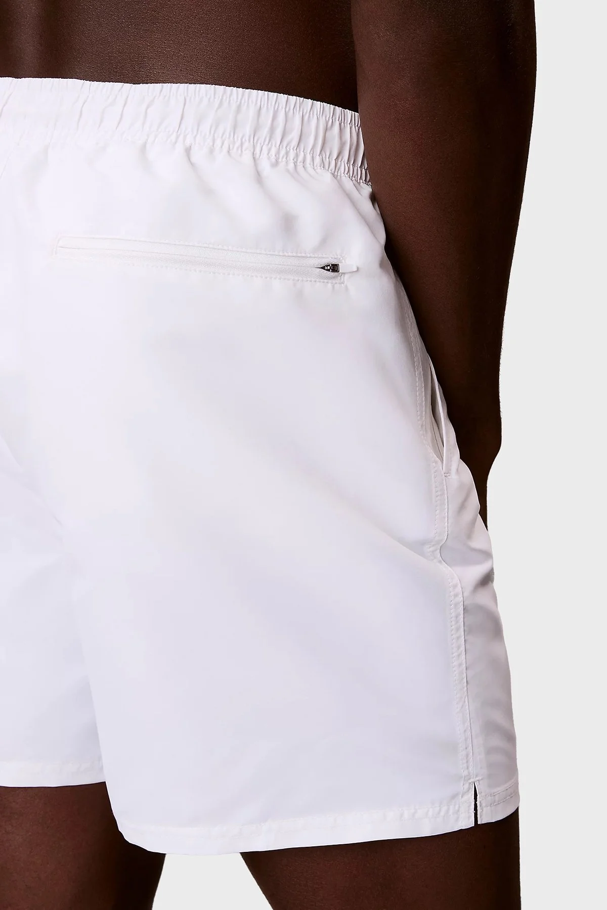 Calvin Klein Logolu LV00N61047100 Erkek Mayo Short LV00N61047 100 BEYAZ - 5