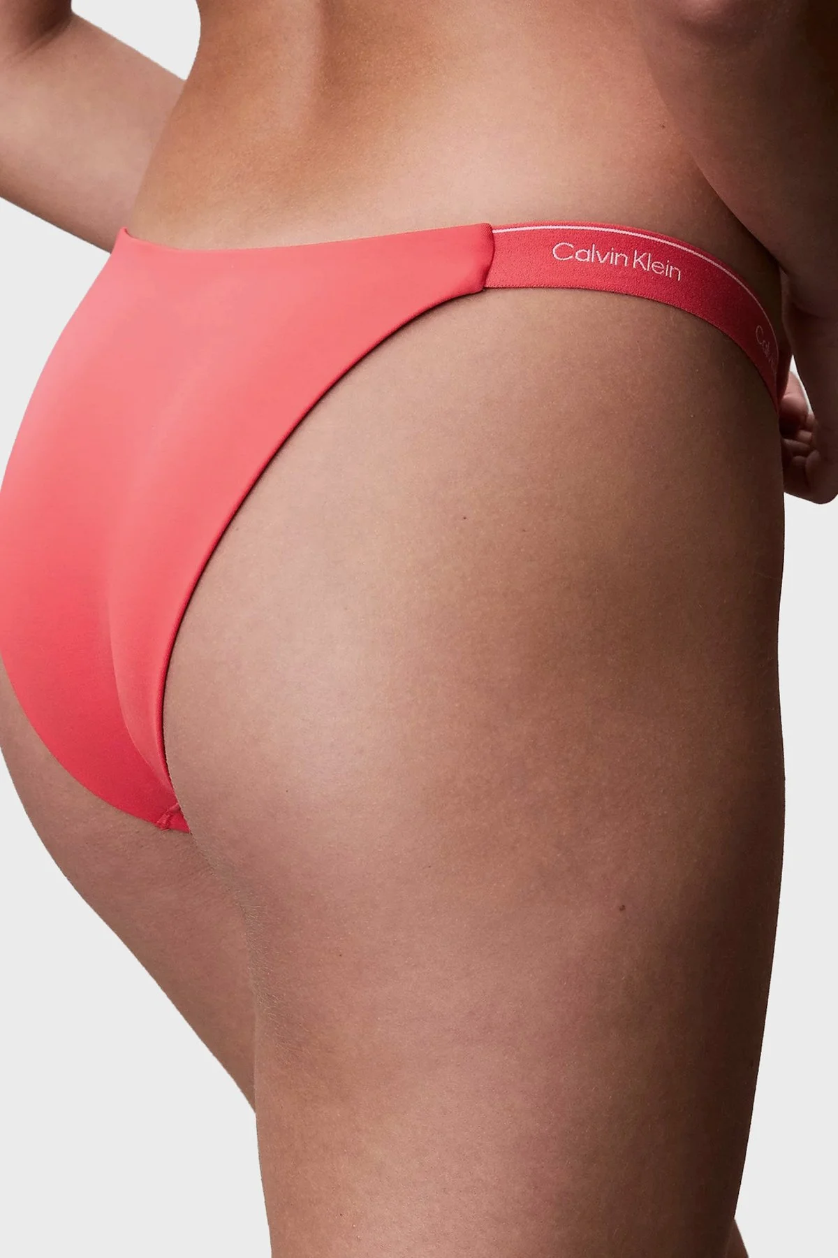 Calvin Klein Logolu LV00Q61206XKP Bayan Bikini Altı LV00Q61206 XKP FUŞYA - 3