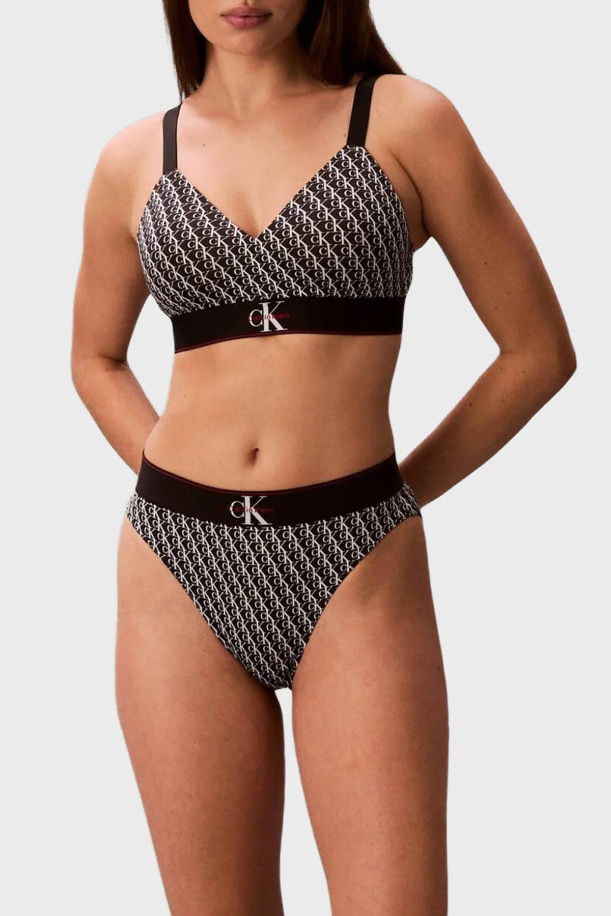 Calvin Klein Logolu LV00QF88772Y1 Kadın Sütyen LV00QF8877 2Y1 SİYAH - 2