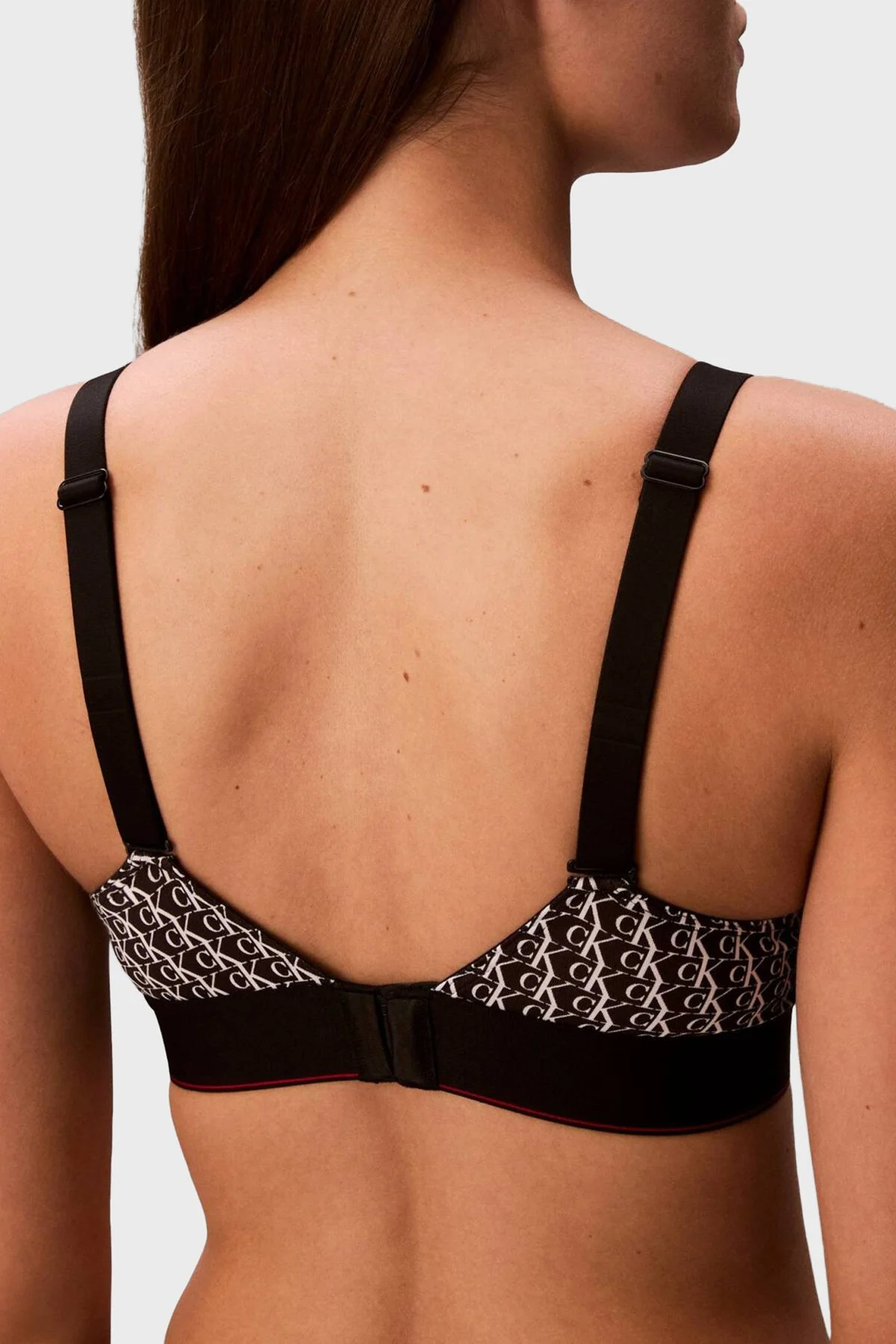 Calvin Klein Logolu LV00QF88772Y1 Kadın Sütyen LV00QF8877 2Y1 SİYAH - 3