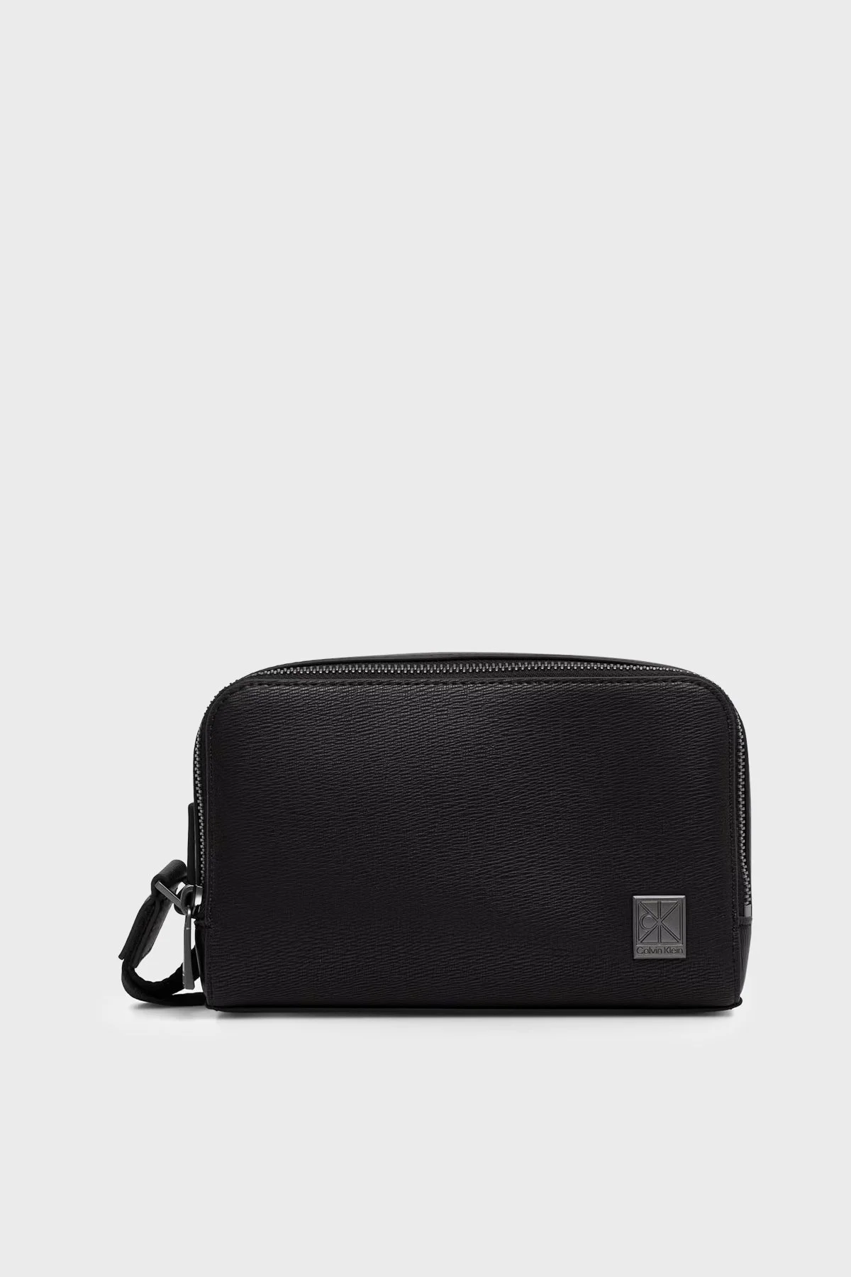Calvin Klein Logolu LV04D1243GUB1 Erkek Traş Çantası LV04D1243G UB1 SİYAH - 1