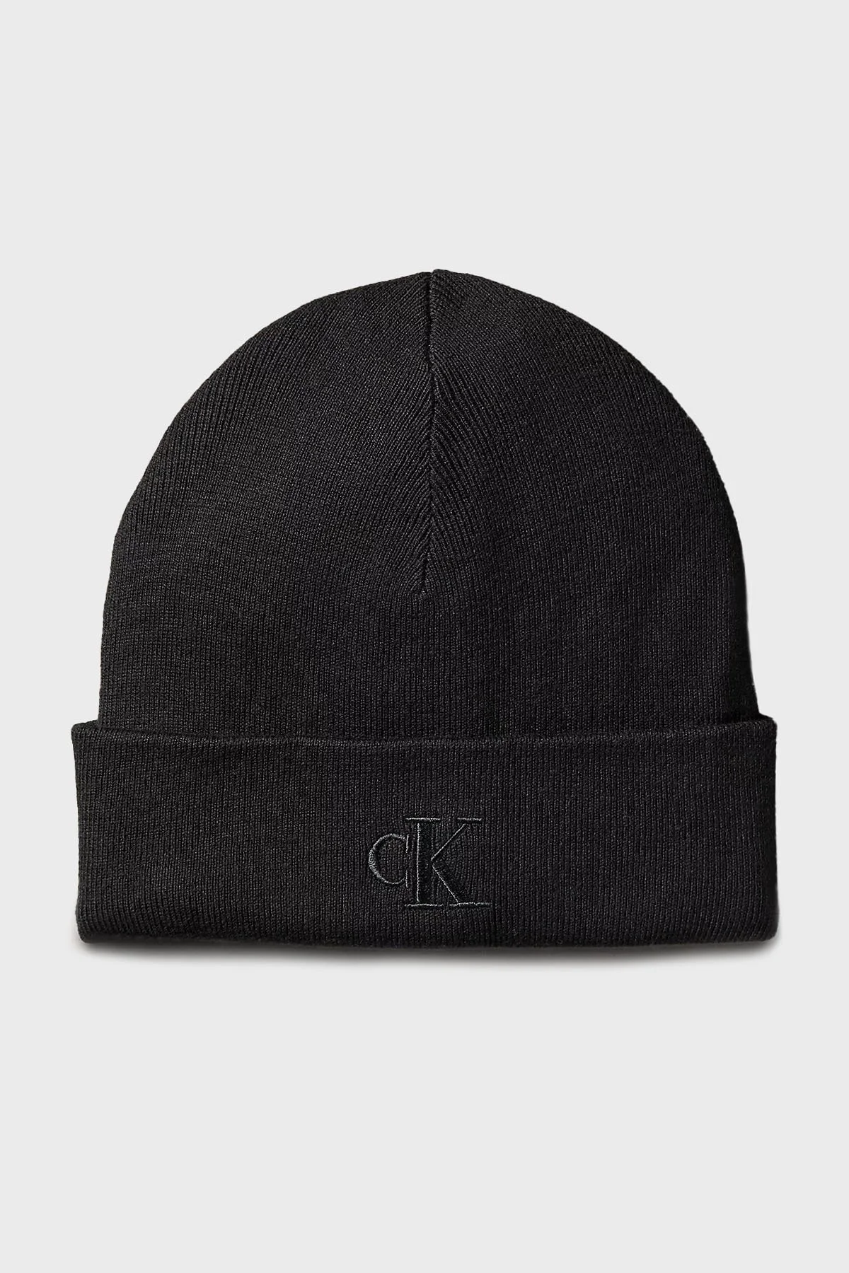 Calvin Klein Logolu LV04D8020GUB1 Erkek Bere LV04D8020G UB1 SİYAH - 1