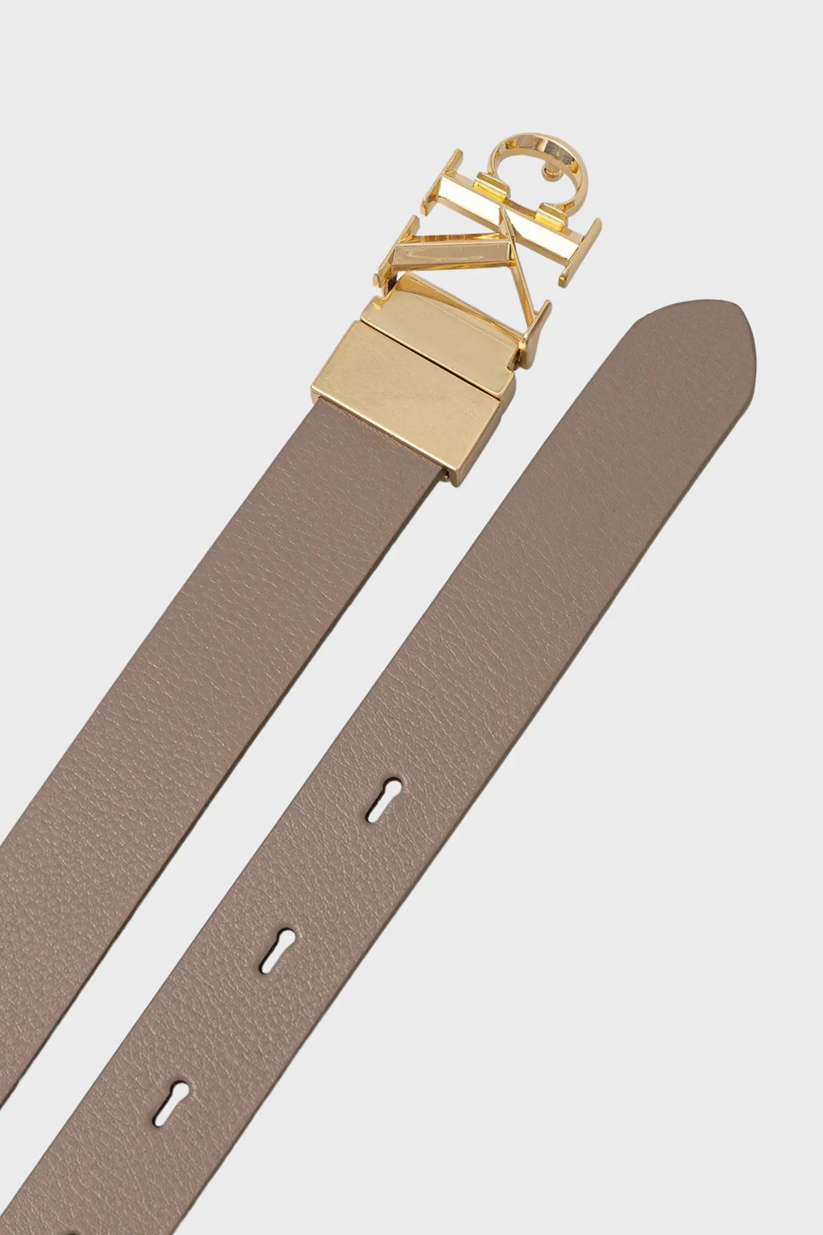 Calvin Klein Logolu LV04F7044GYYO Bayan Kemer LV04F7044G YYO TOPRAK - 2