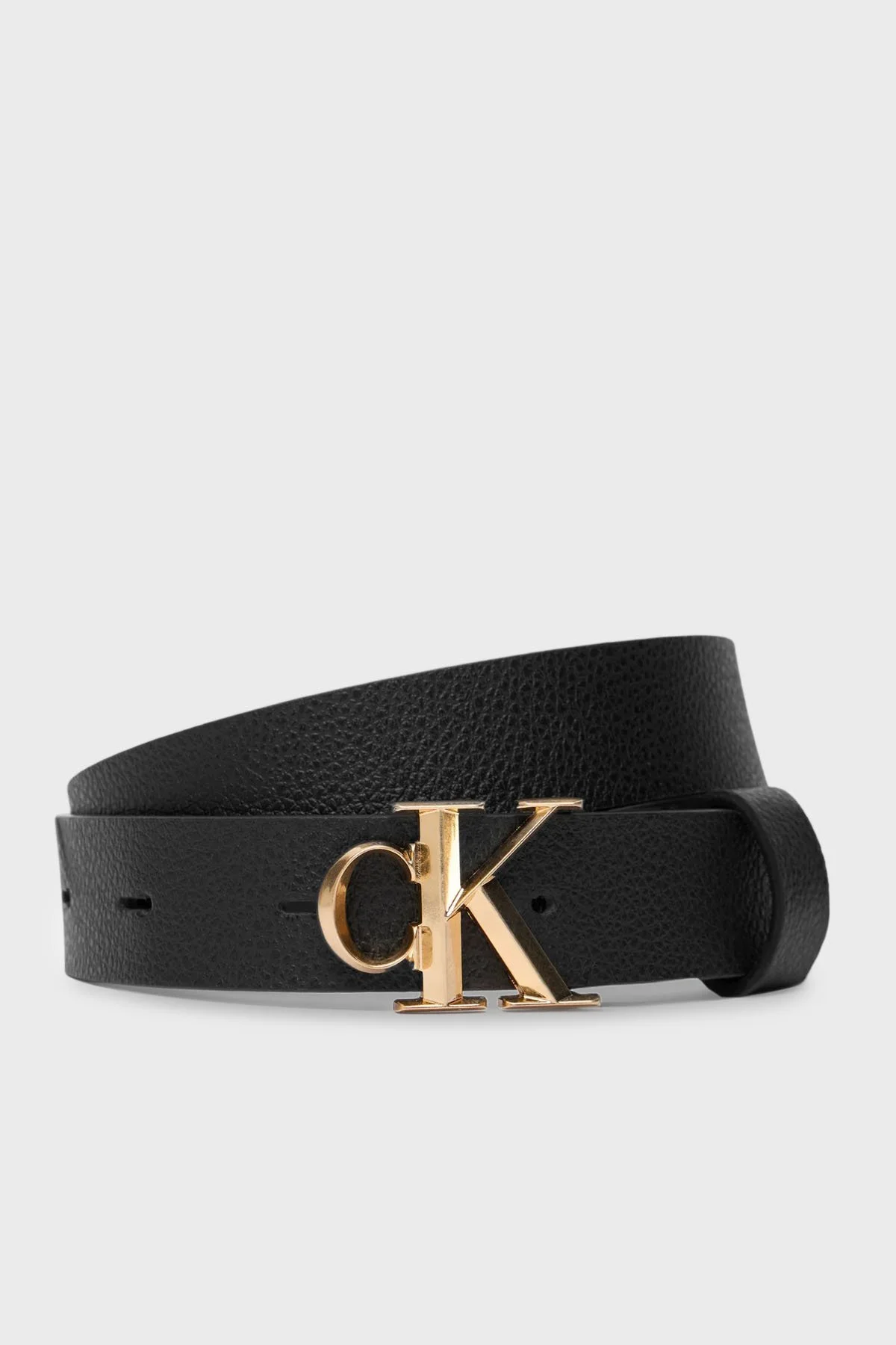 Calvin Klein Logolu LV04F7060GYIH Bayan Kemer LV04F7060G YIH SİYAH - 1