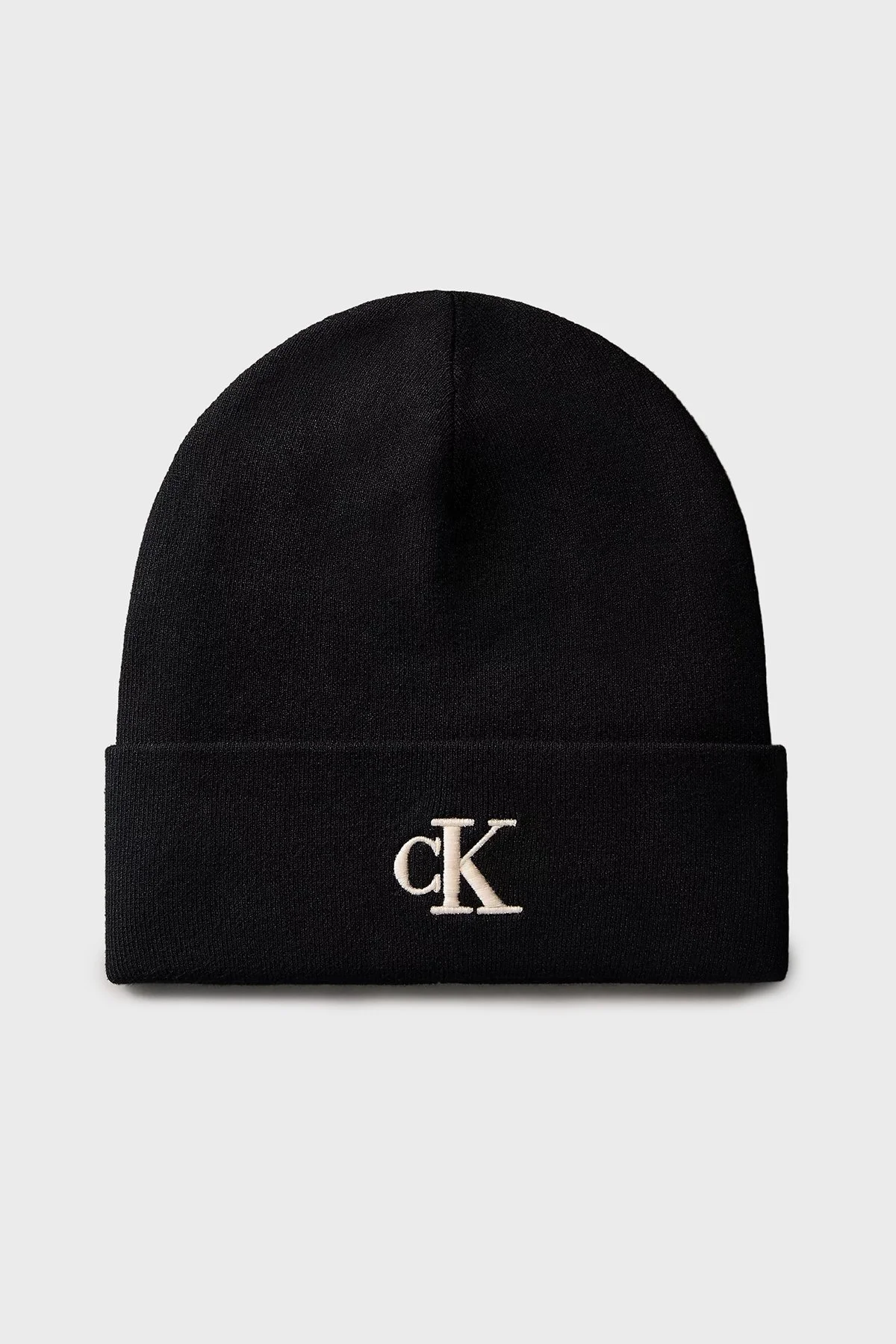 Calvin Klein Logolu LV04F8098GUB1 Kadın Bere LV04F8098G UB1 Siyah - 1