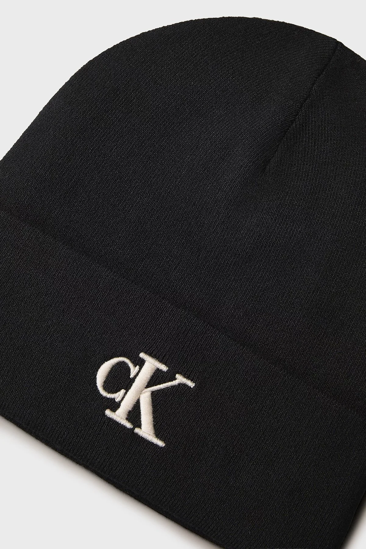 Calvin Klein Logolu LV04F8098GUB1 Kadın Bere LV04F8098G UB1 Siyah - 3