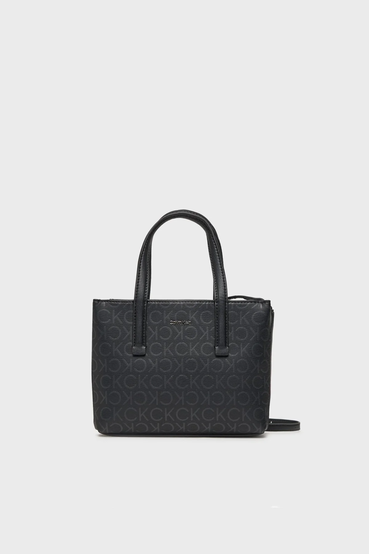 Calvin Klein Logolu Mini Tote K60K6117600GJ Bayan Çanta K60K611760 0GJ SİYAH - 1