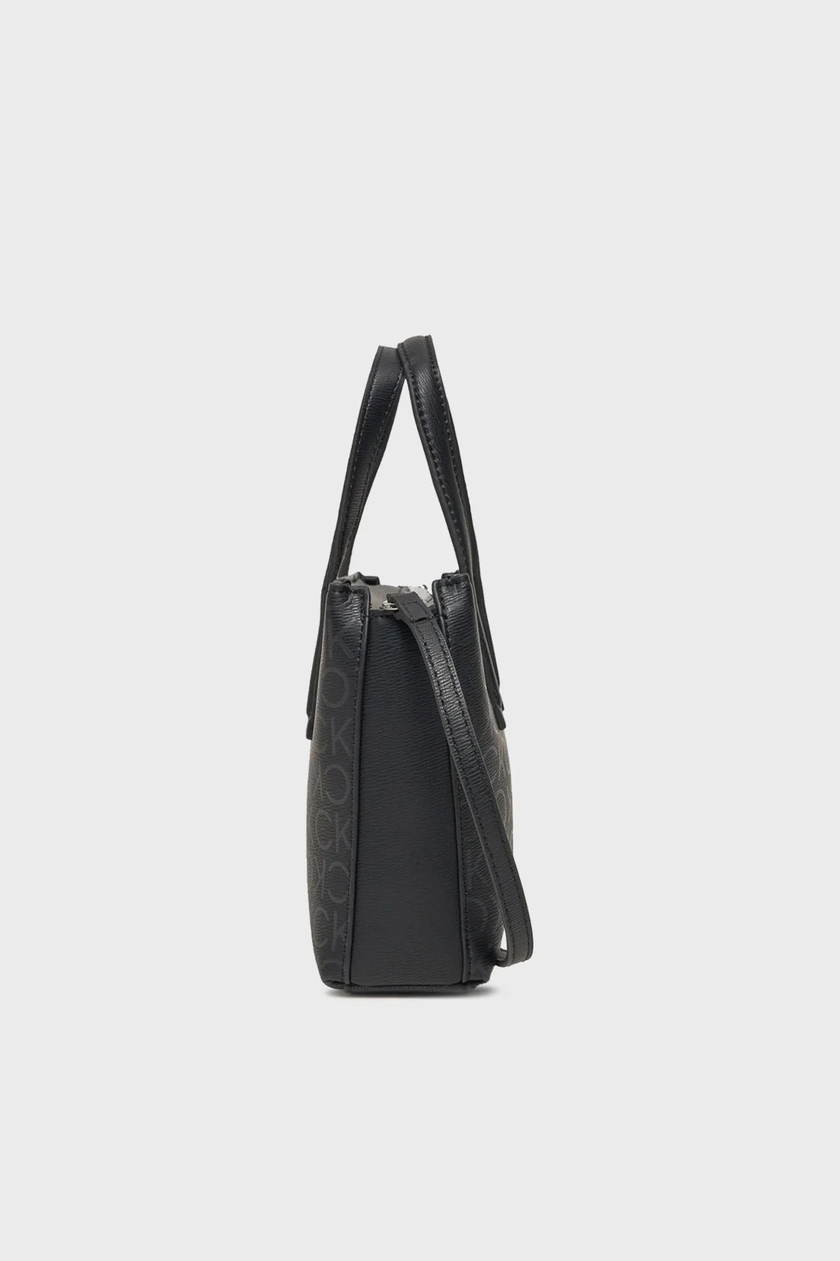 Calvin Klein Logolu Mini Tote K60K6117600GJ Bayan Çanta K60K611760 0GJ SİYAH - 3