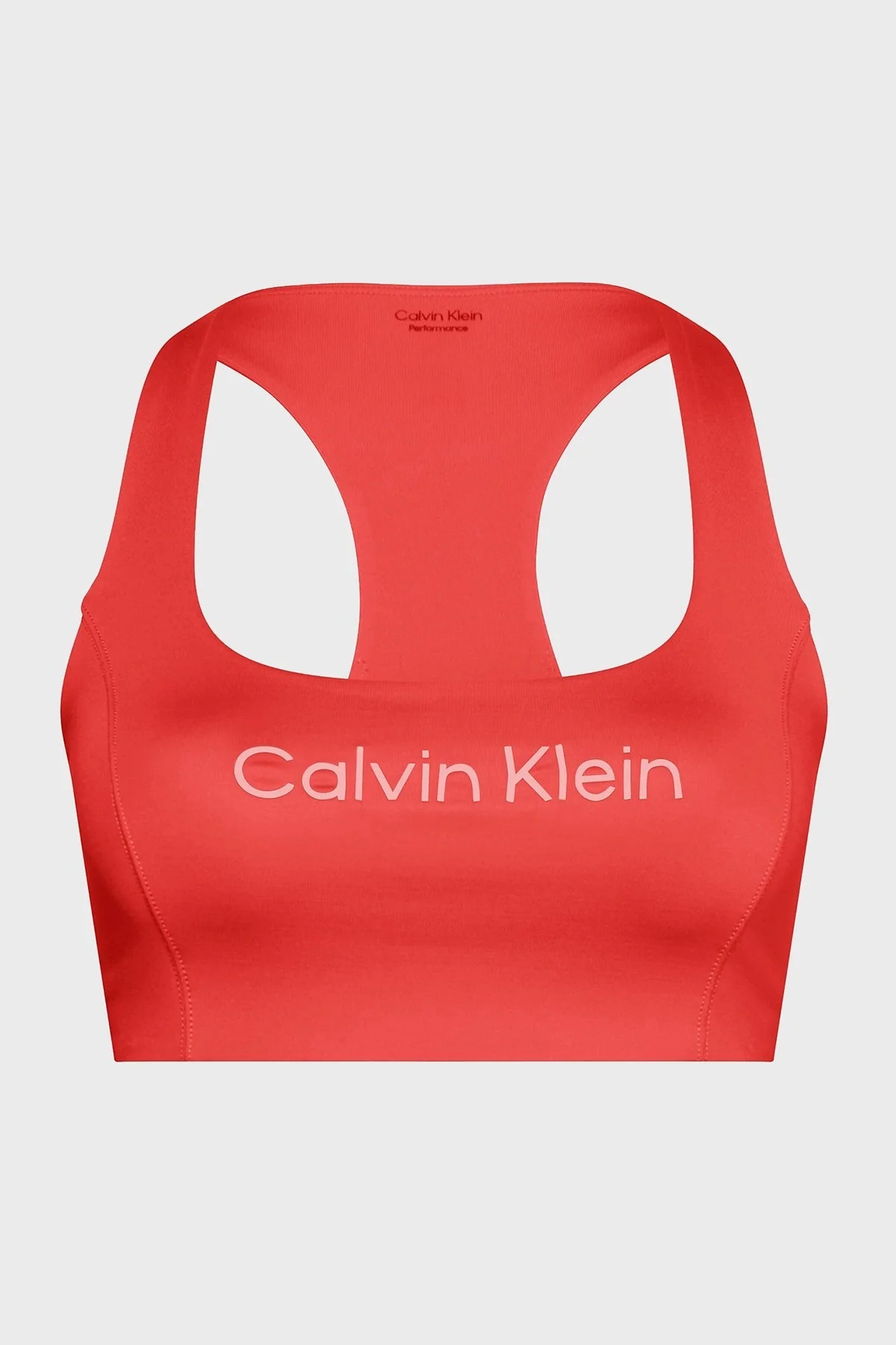 Calvin Klein Logolu Nem Emici Spor 00GWS3K11997A Bayan Sütyen 00GWS3K119 97A KIRMIZI - 5