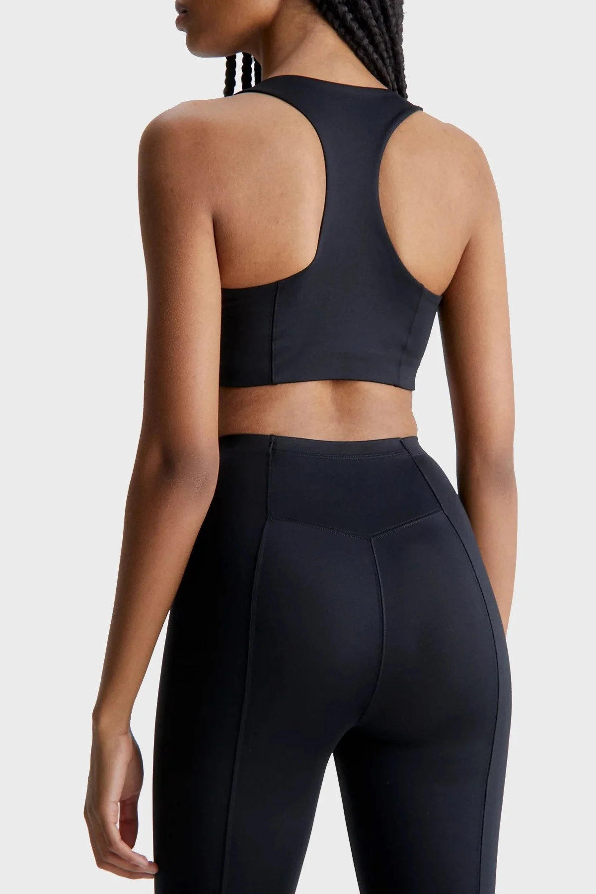 Calvin Klein Logolu Nem Emici Spor 00GWS3K119BAE Bayan Sütyen 00GWS3K119 BAE SİYAH - 2