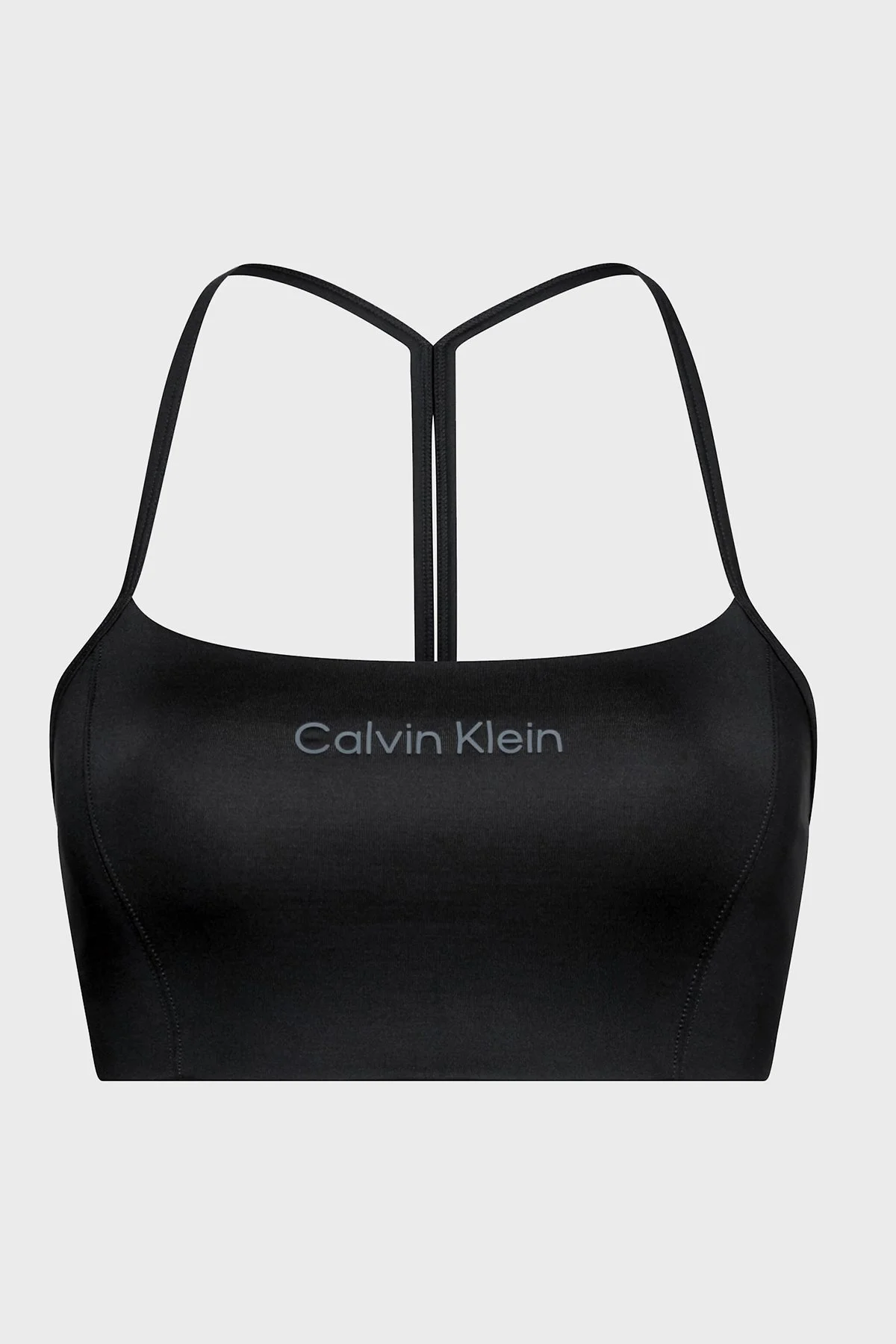 Calvin Klein Logolu Nem Emici Streç Kumaş Spor Bayan Sütyen 00GWS3K109 BAE SİYAH - 5