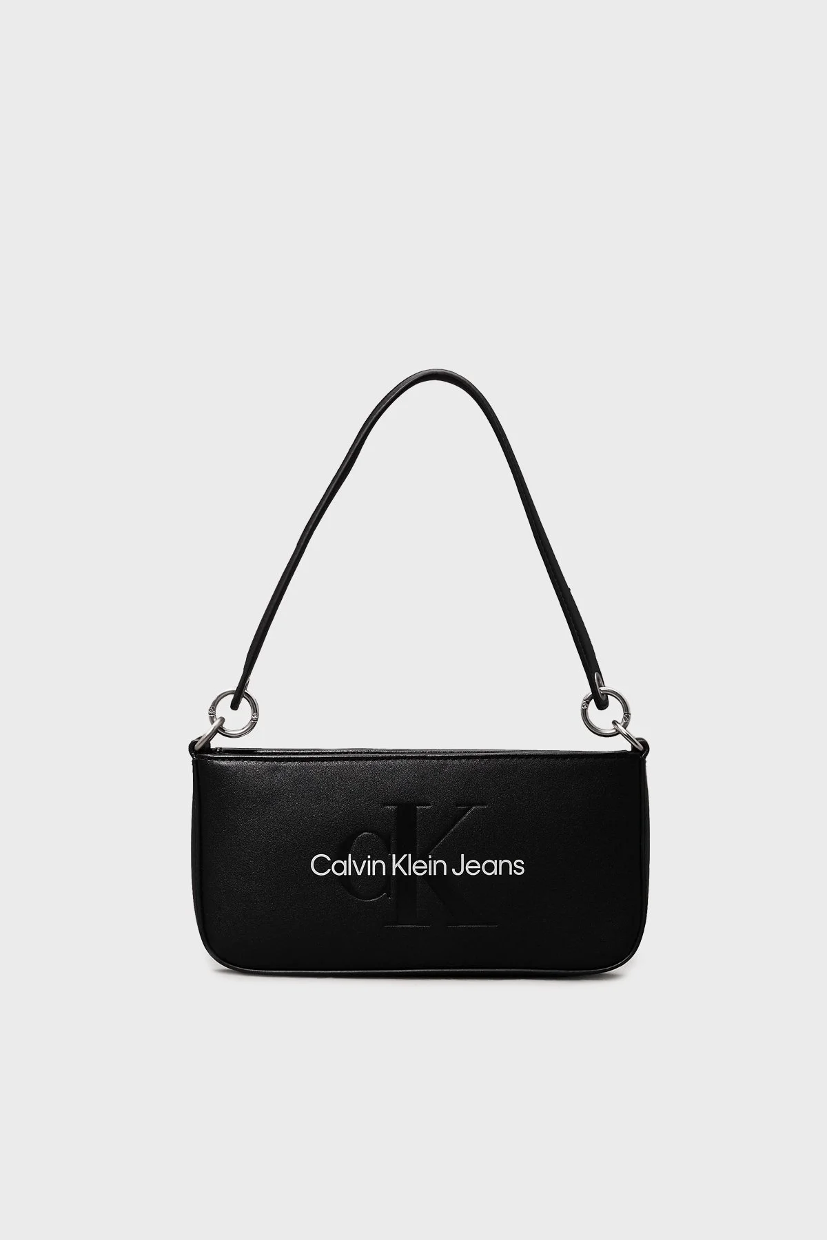 Calvin Klein Logolu Omuz Askılı K60K61067901R Bayan Çanta K60K610679 01R SİYAH - 7