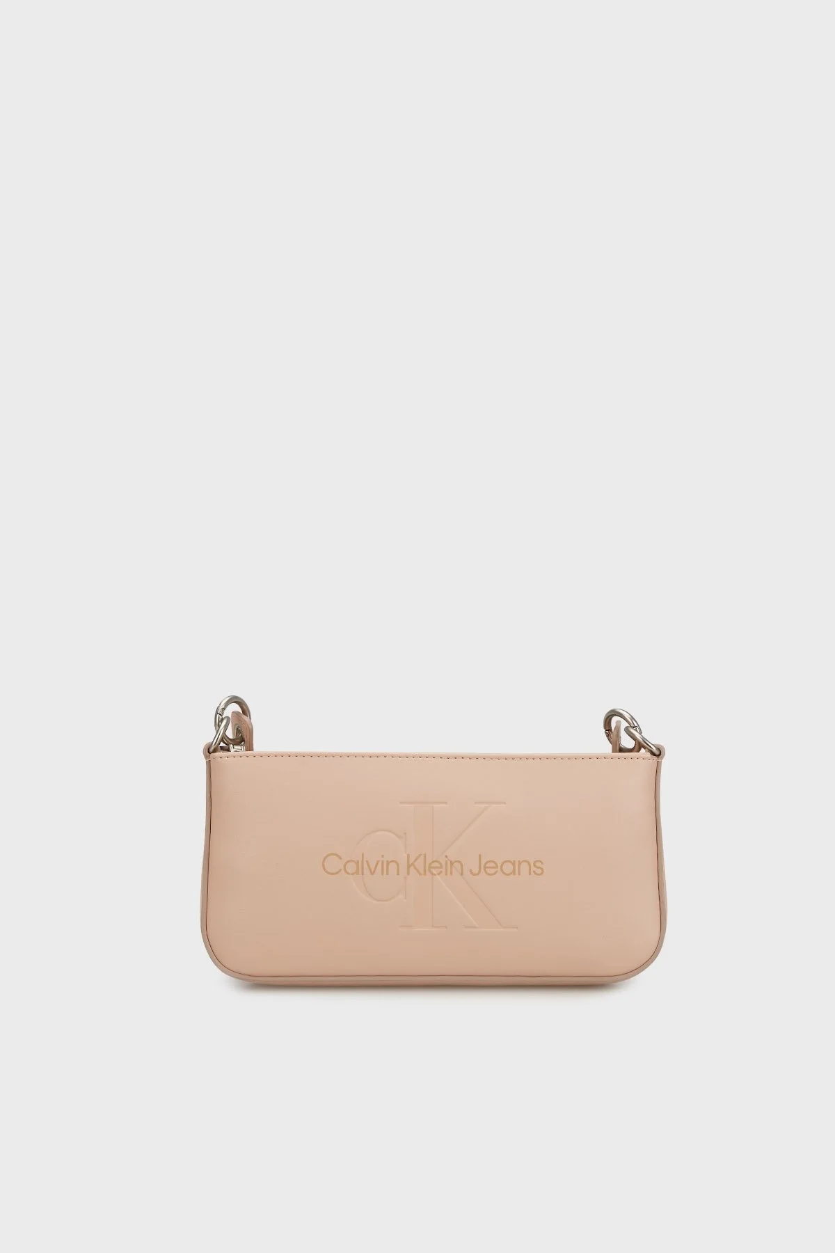 Calvin Klein Logolu Omuz Askılı K60K610679TFQ Bayan Çanta K60K610679 TFQ PUDRA - 1