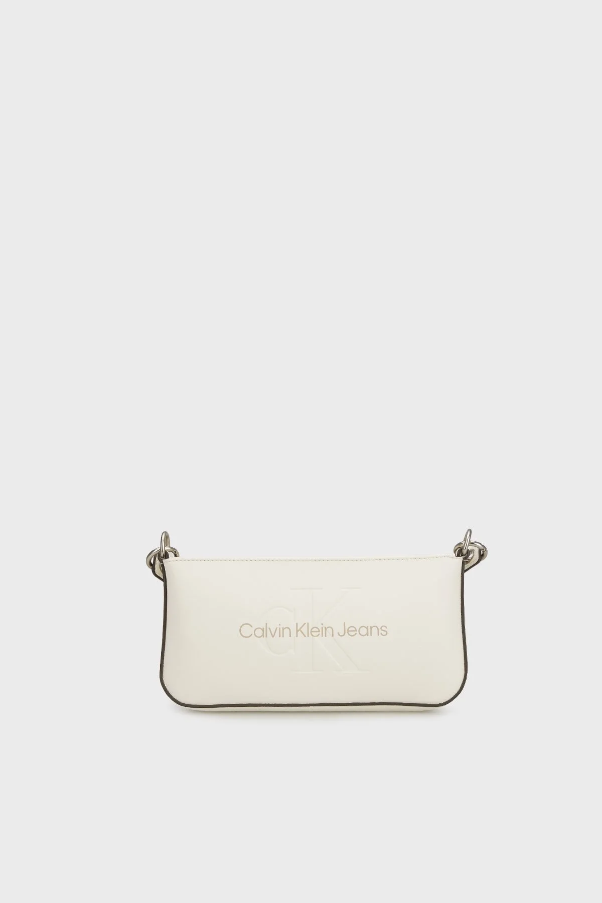 Calvin Klein Logolu Omuz Askılı K60K610679YAS Bayan Çanta K60K610679 YAS BEYAZ - 4