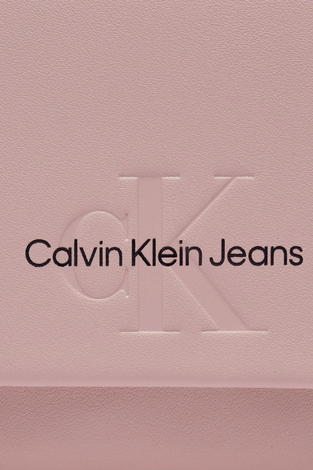 Calvin Klein Logolu Omuz Askılı K60K611543TFT Bayan Cüzdan K60K611543 TFT PUDRA - 2