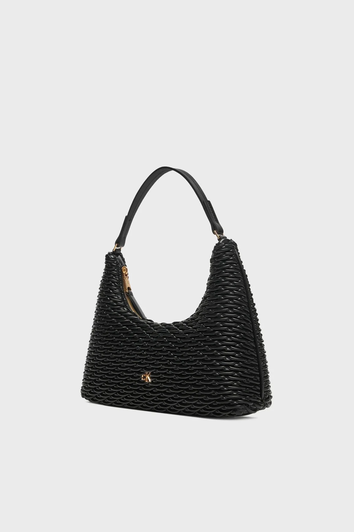 Calvin Klein Logolu Omuz Askılı LV04F3293GUB1 Bayan Çanta LV04F3293G UB1 SİYAH - 5