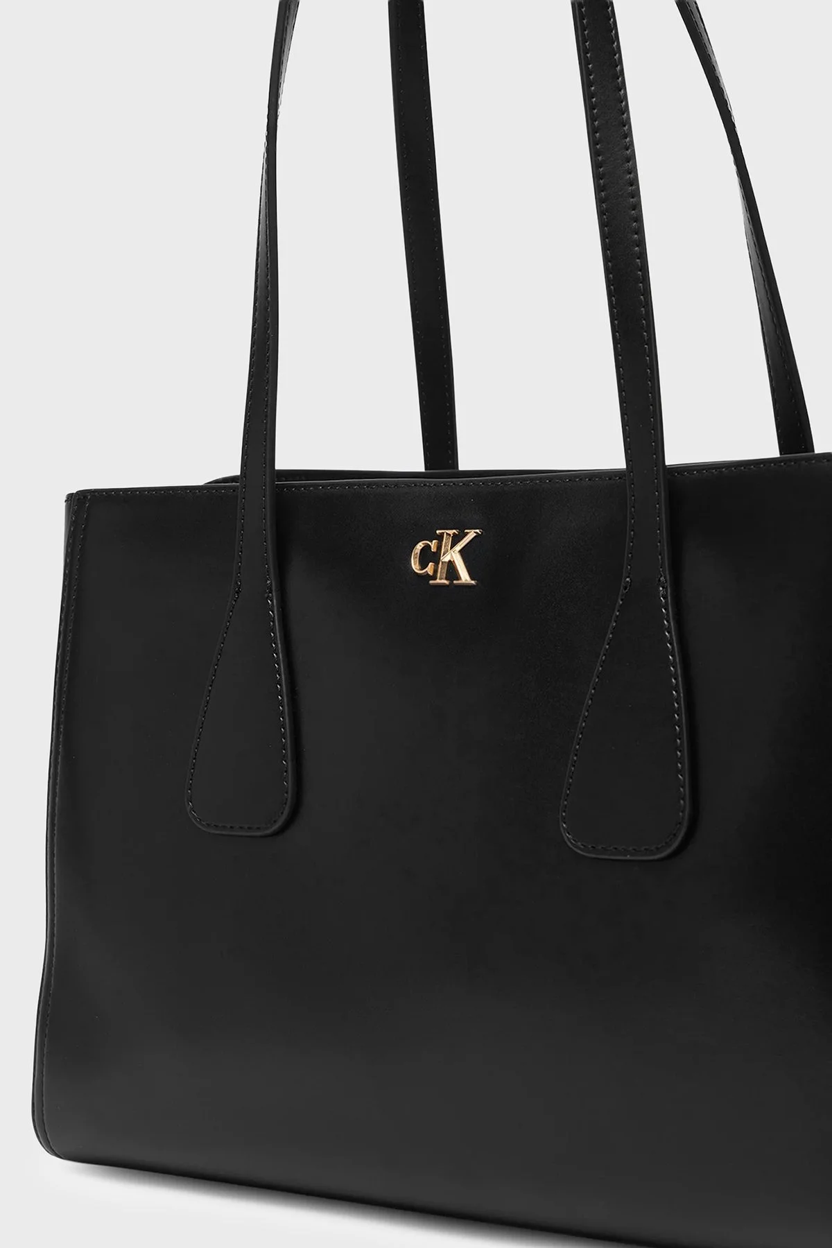 Calvin Klein Logolu Omuz Askılı LV04F3442GUB1 Kadın Çanta LV04F3442G UB1 SİYAH - 4