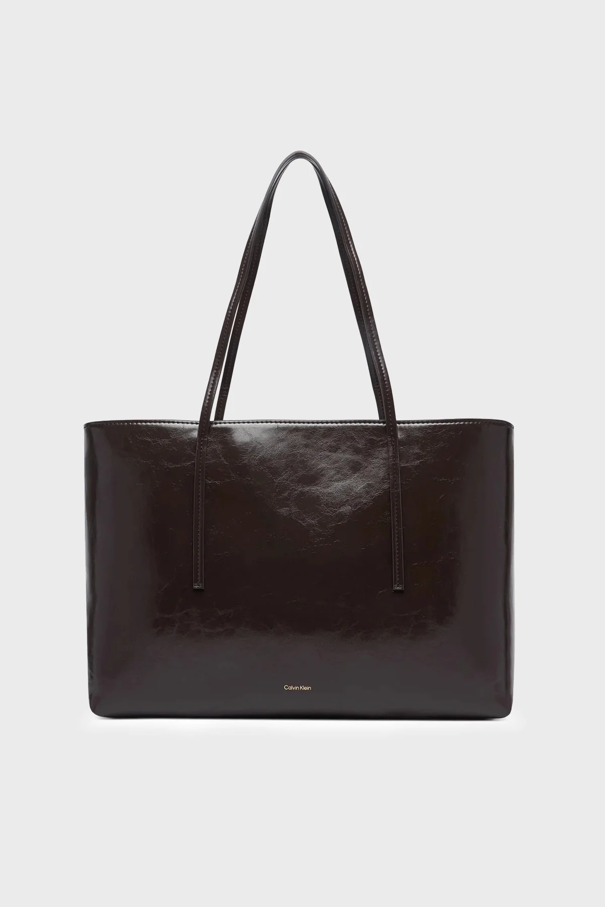 Calvin Klein Logolu Omuz Askılı LV04F3537GBAL Kadın Çanta LV04F3537G BAL KAHVE - 4