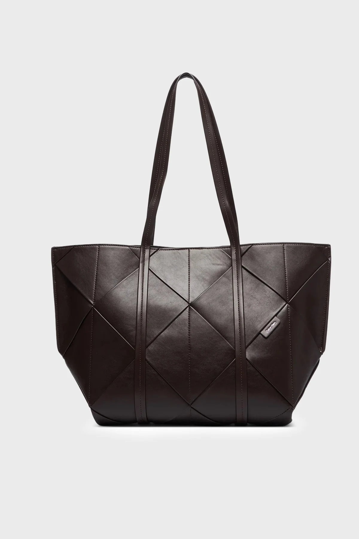 Calvin Klein Logolu Omuz Askılı LV04F3548GBAL Kadın Çanta LV04F3548G BAL KAHVE - 1