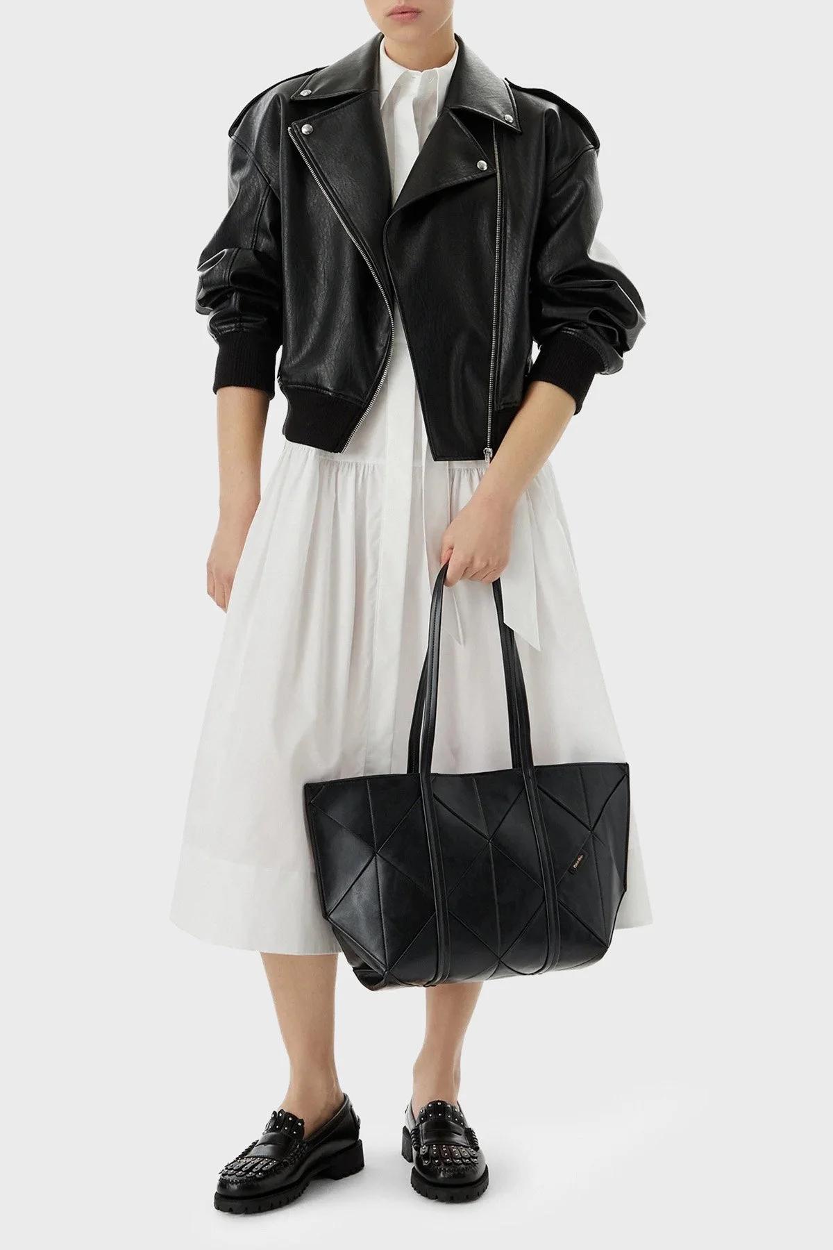 Calvin Klein Logolu Omuz Askılı LV04F3548GUB1 Kadın Çanta LV04F3548G UB1 SİYAH - 2
