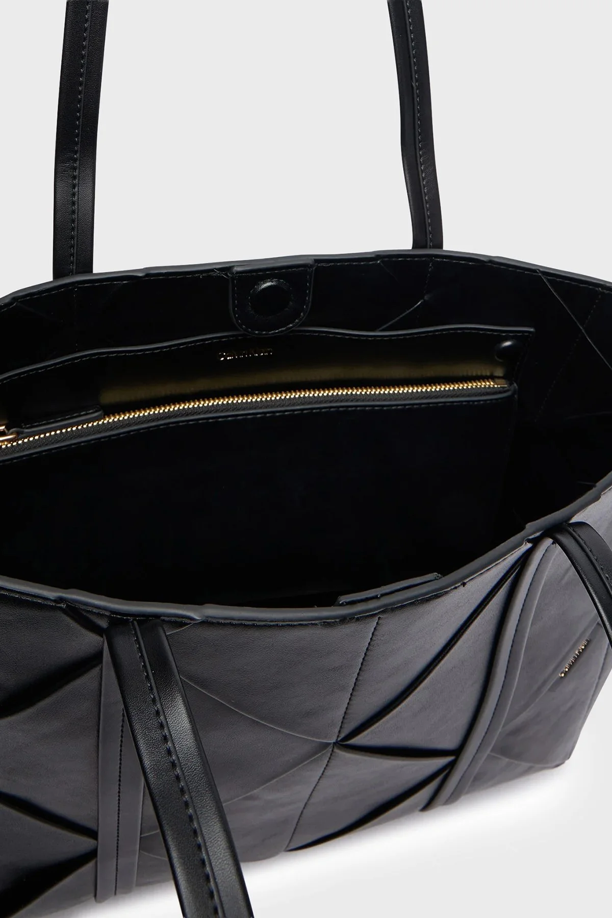 Calvin Klein Logolu Omuz Askılı LV04F3548GUB1 Kadın Çanta LV04F3548G UB1 SİYAH - 5