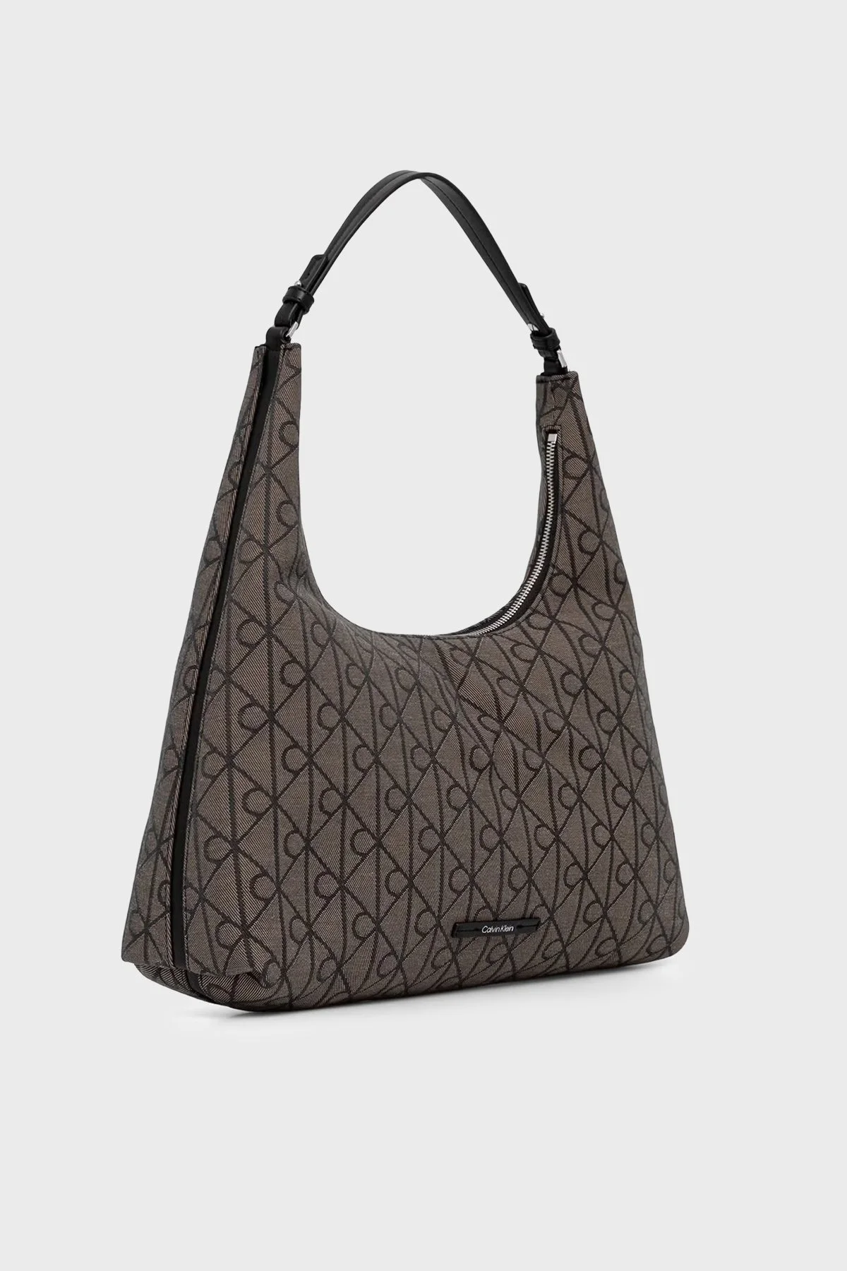 Calvin Klein Logolu Omuz Askılı LV04F3635G8E3 Kadın Çanta LV04F3635G 8E3 BEJ-SİYAH - 2