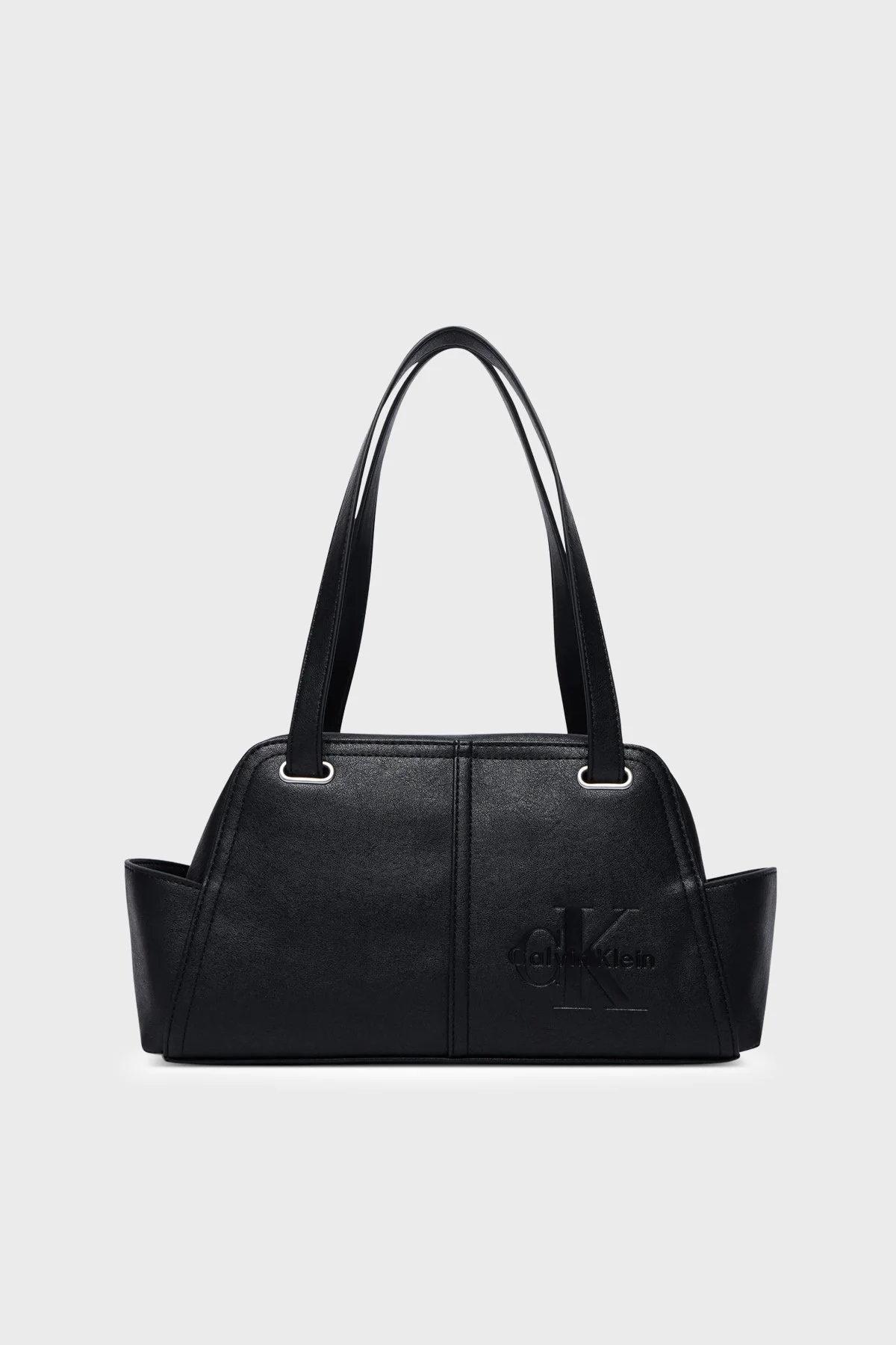 Calvin Klein Logolu Omuz Askılı LV04F3688GUB1 Kadın Çanta LV04F3688G UB1 Siyah - 1