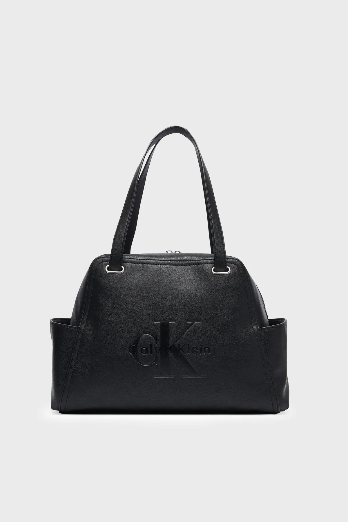 Calvin Klein Logolu Omuz Askılı LV04F3689GUB1 Kadın Çanta LV04F3689G UB1 Siyah - 1