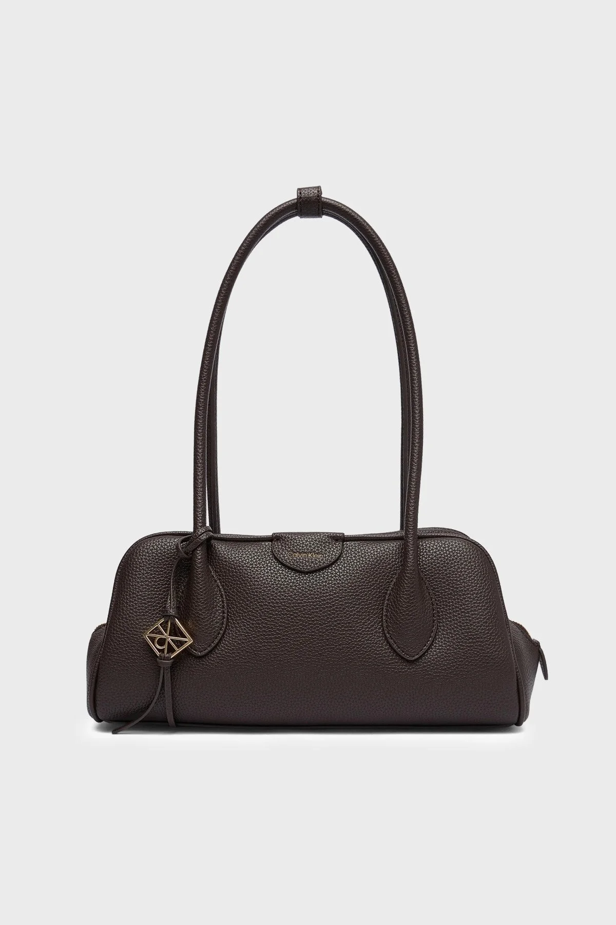 Calvin Klein Logolu Omuz Askılı LV04F3743GBAL Kadın Çanta LV04F3743G BAL KAHVE - 1