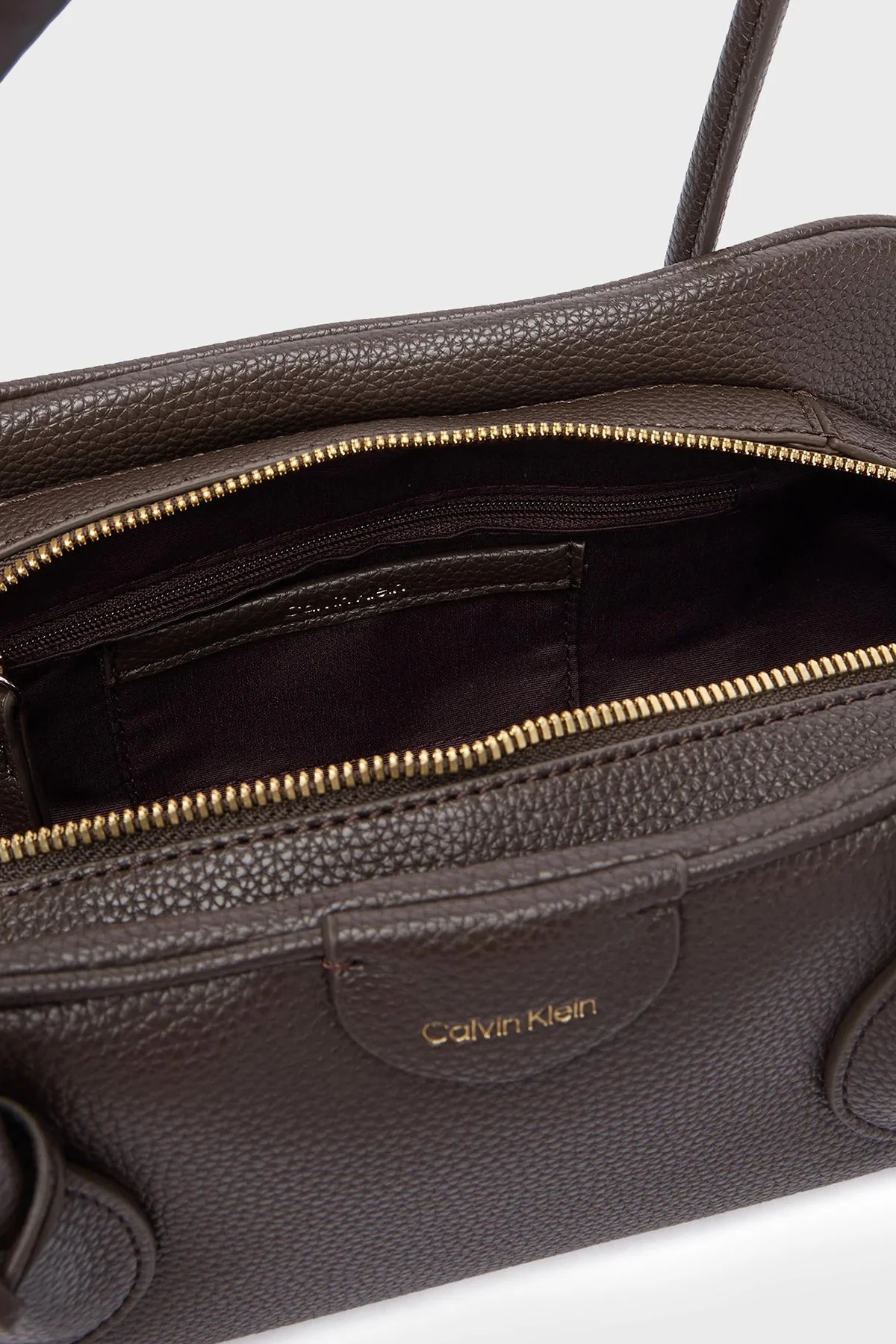 Calvin Klein Logolu Omuz Askılı LV04F3743GBAL Kadın Çanta LV04F3743G BAL KAHVE - 5