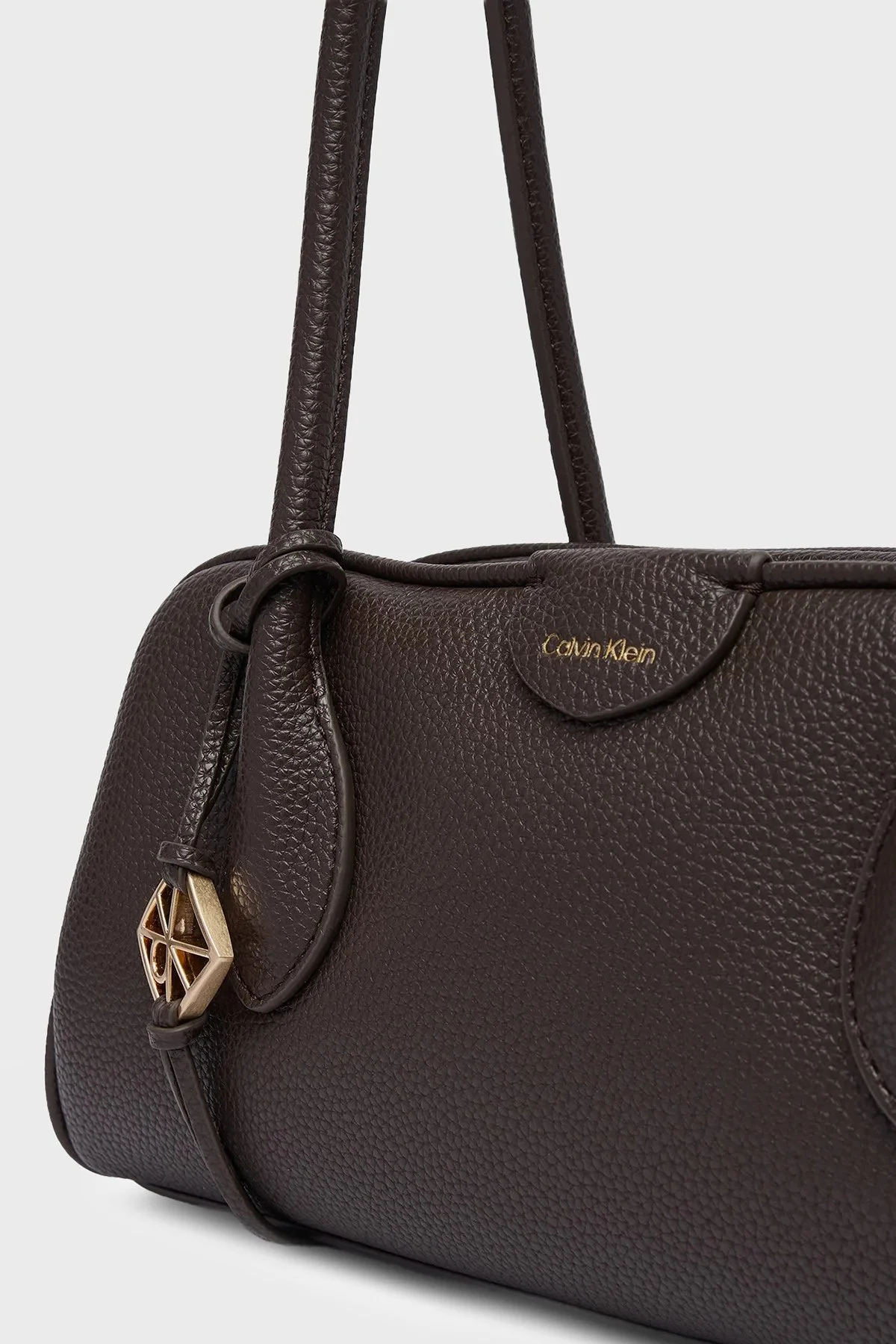 Calvin Klein Logolu Omuz Askılı LV04F3743GBAL Kadın Çanta LV04F3743G BAL KAHVE - 6