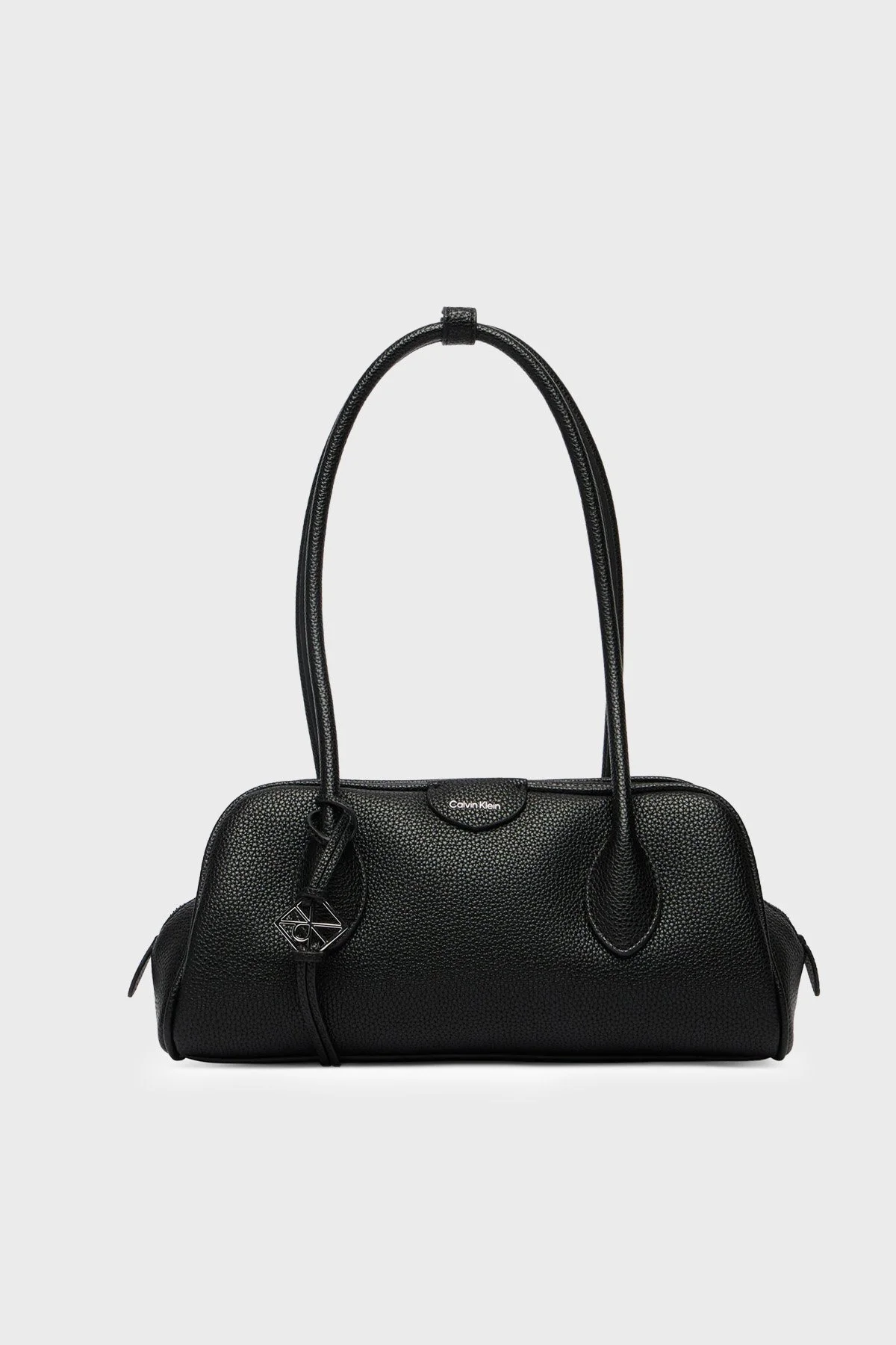 Calvin Klein Logolu Omuz Askılı LV04F3743GSID Kadın Çanta LV04F3743G SID SİYAH - 1