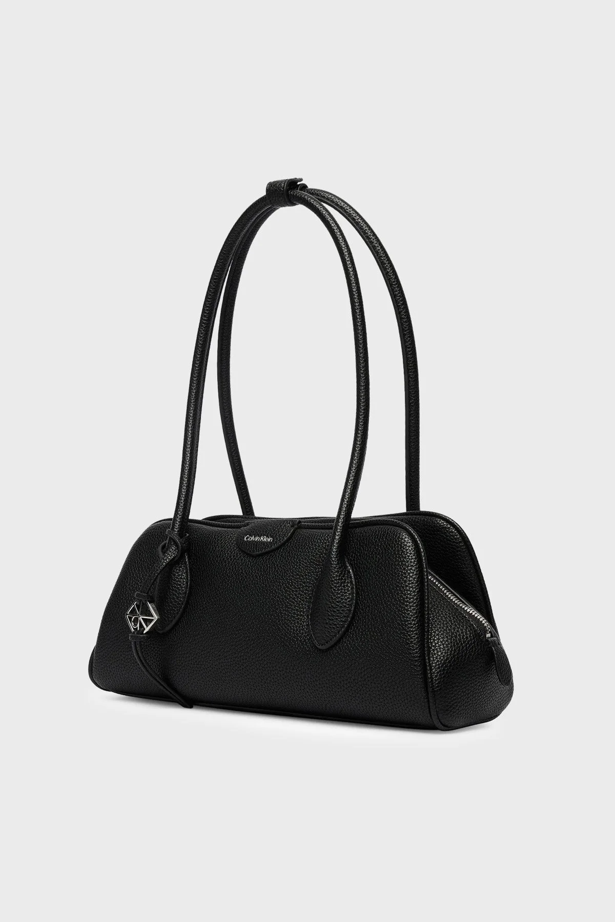 Calvin Klein Logolu Omuz Askılı LV04F3743GSID Kadın Çanta LV04F3743G SID SİYAH - 4